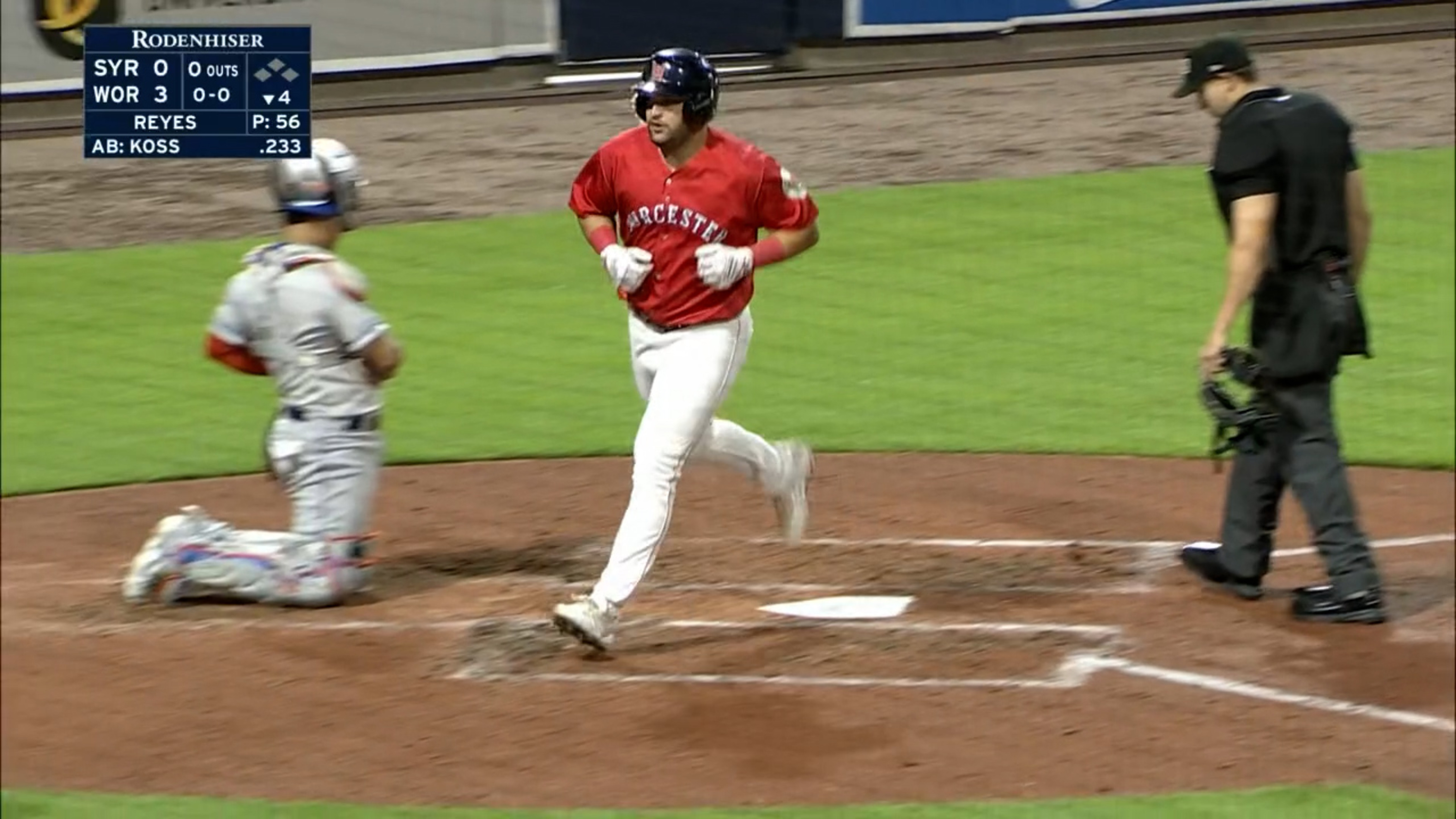 Worcester Red Sox on Instagram: Niko Kavadas for the second time tonight!