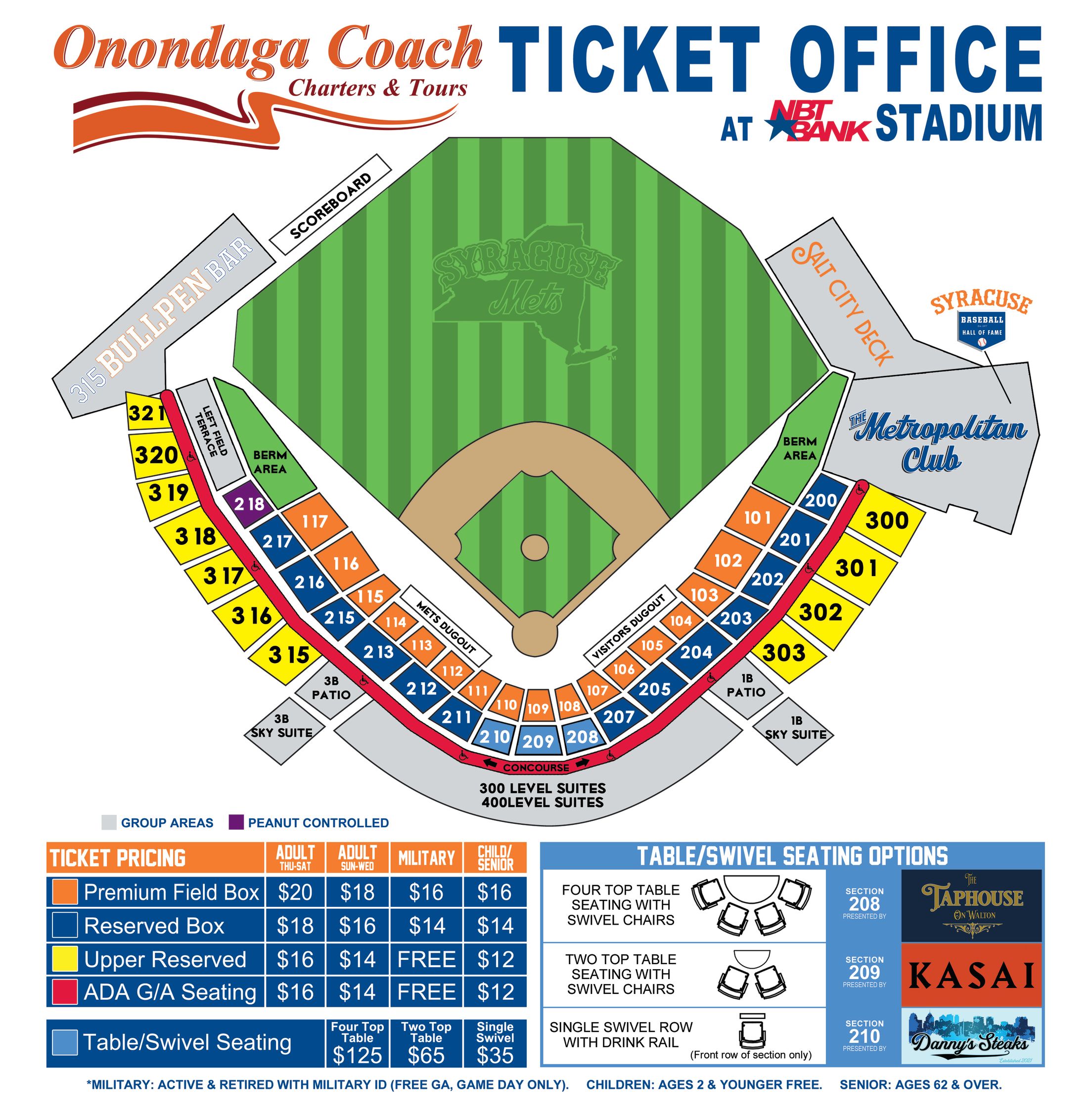 Syracuse Mets Ticket Options & FAQ Mets