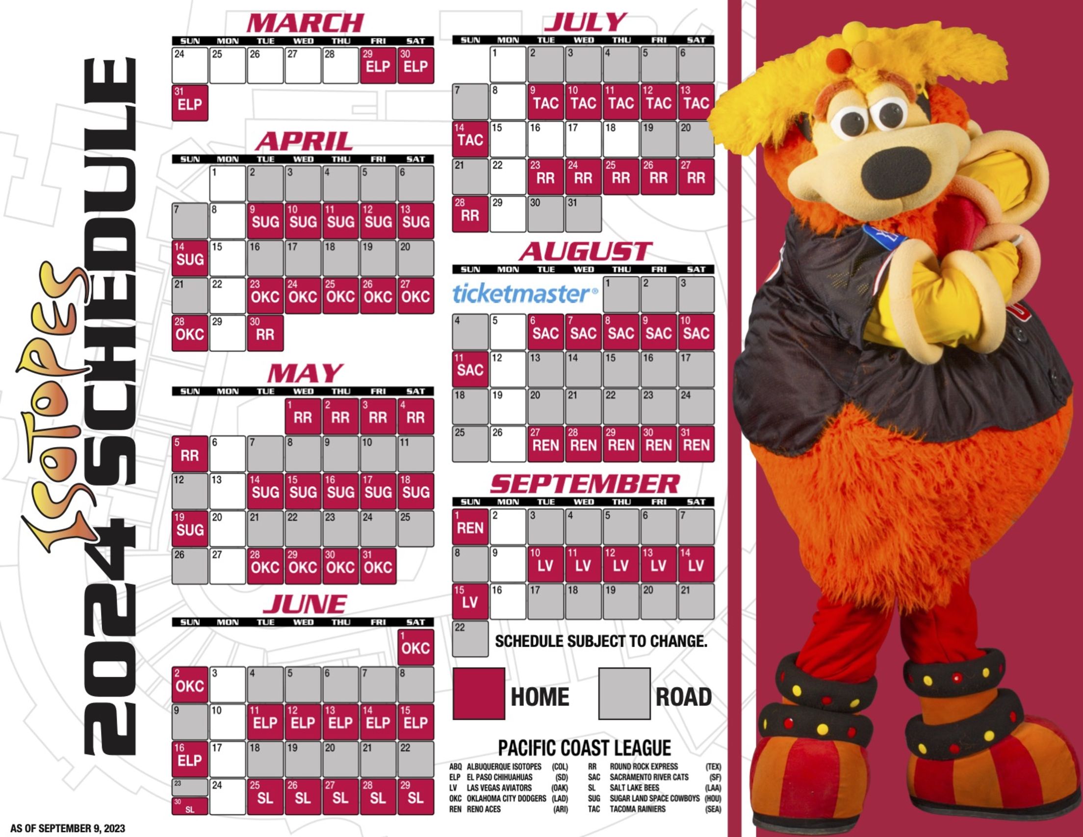 2024 Season Tickets Isotopes