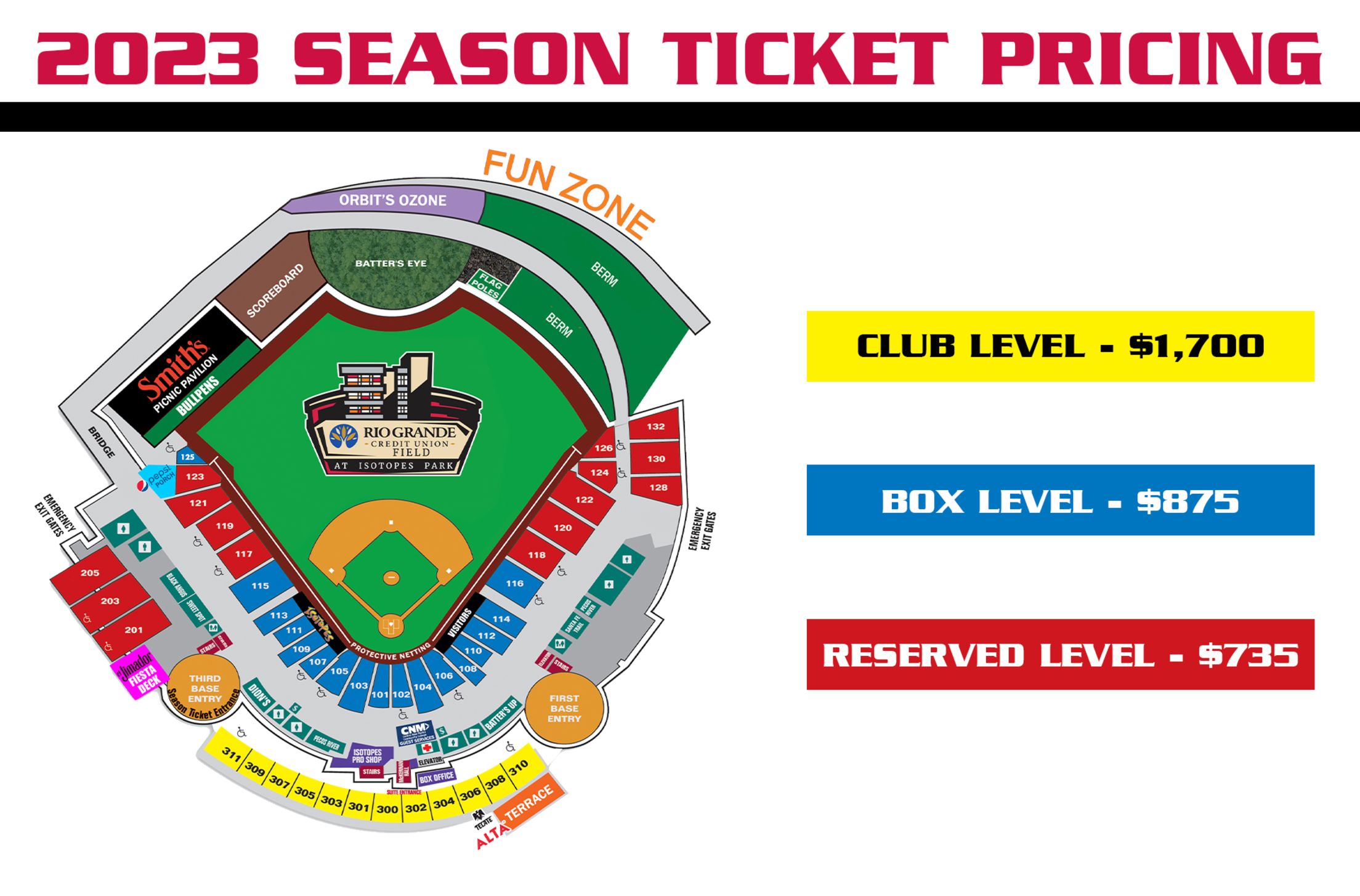 2023 Season Tickets Isotopes