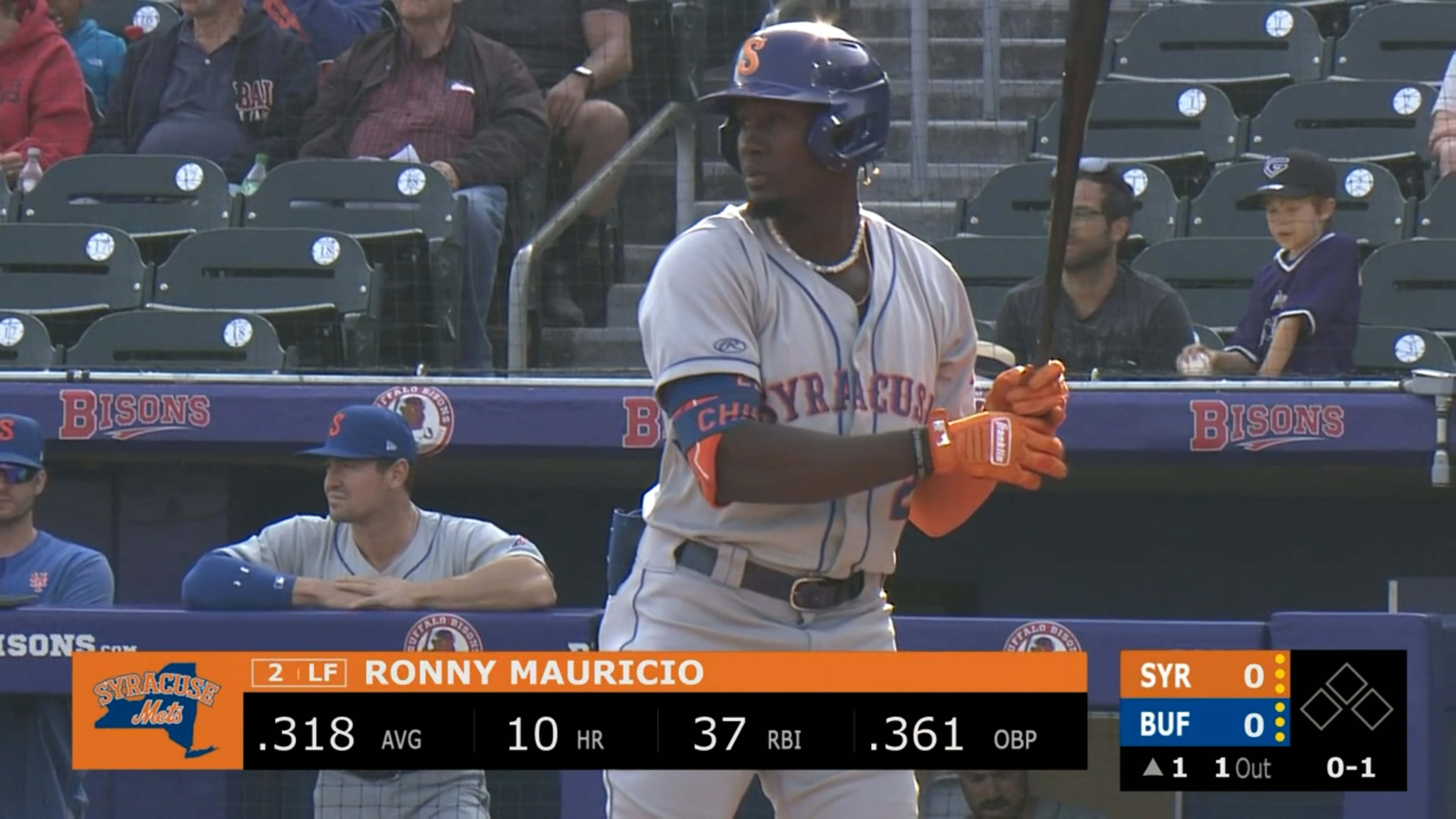 Baty, Mauricio hit homers, 04/20/2023