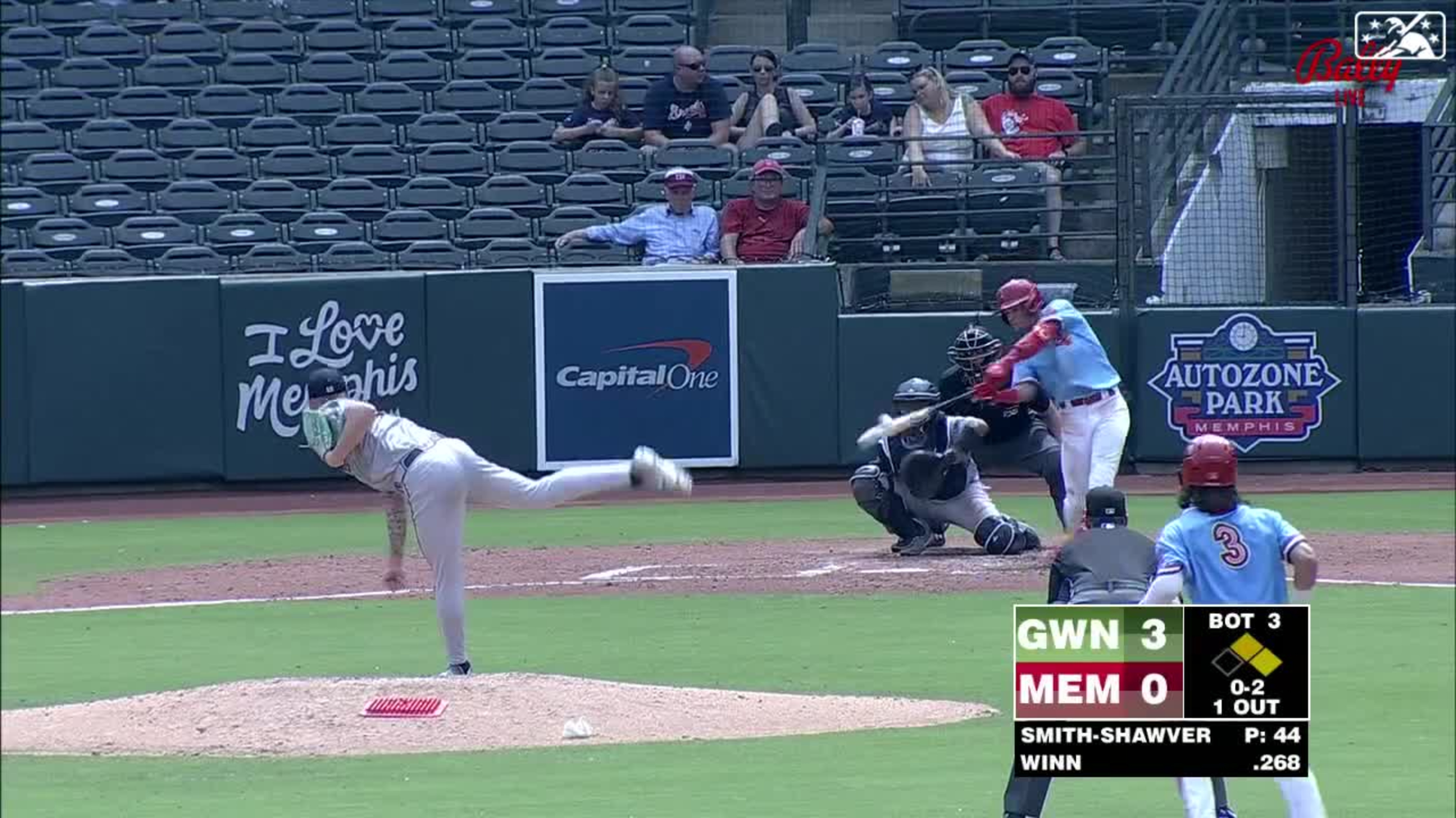 Masyn Winn's three-hit game, 07/22/2023