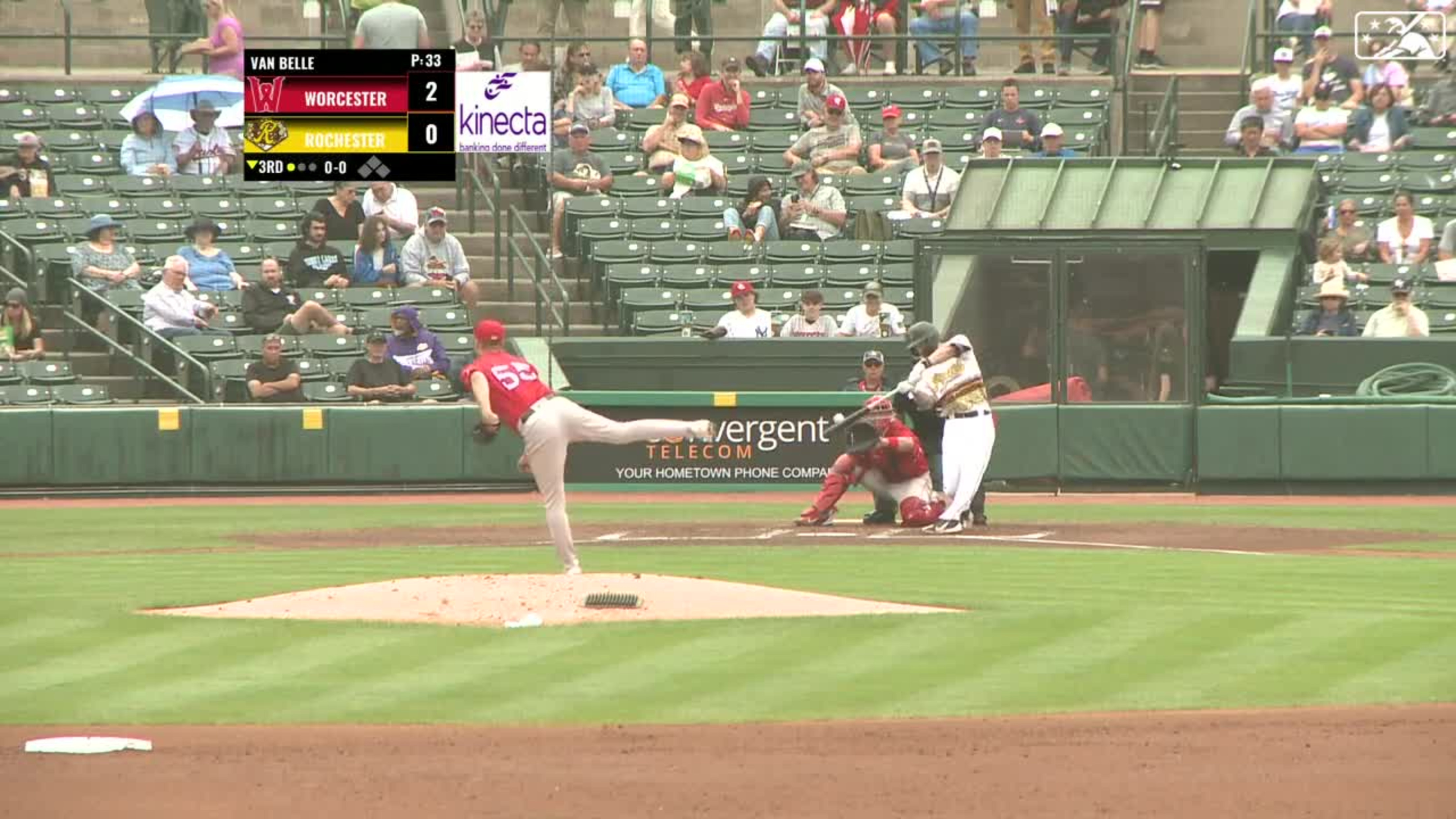 Young's first Triple-A homer, 08/24/2023