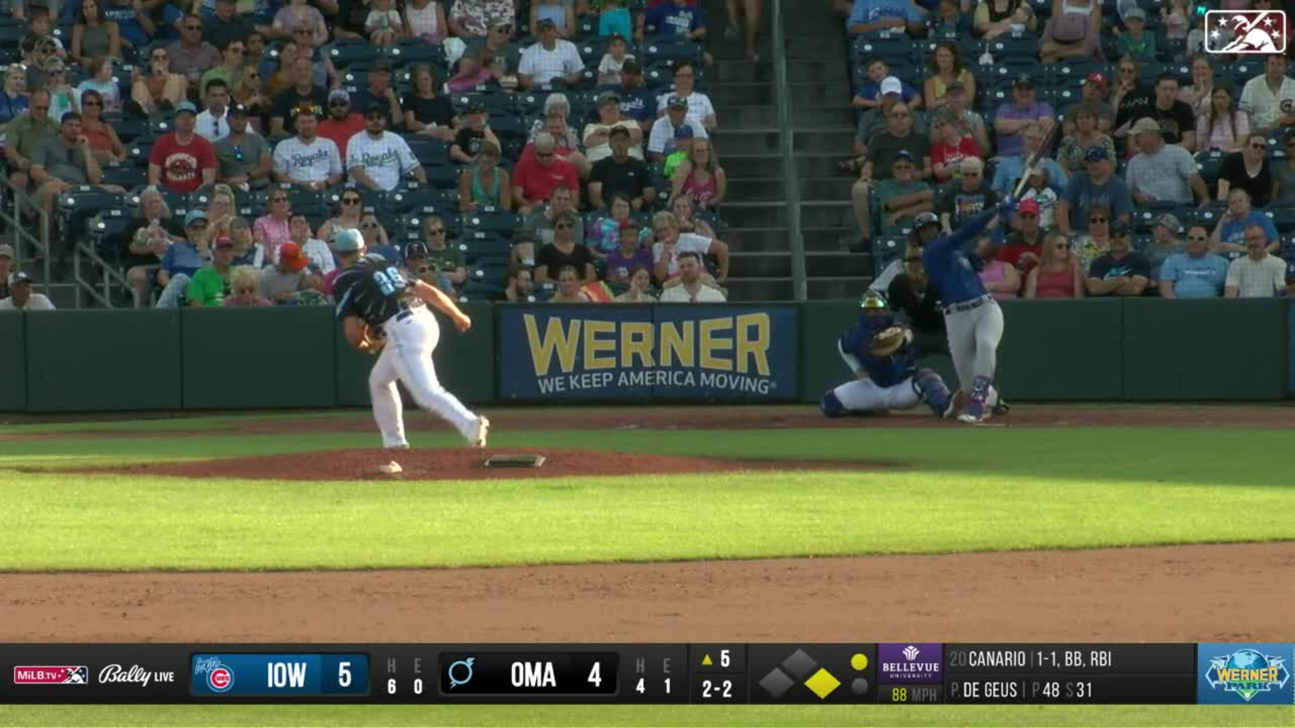 Matt Mervis' third home run, 04/12/2023