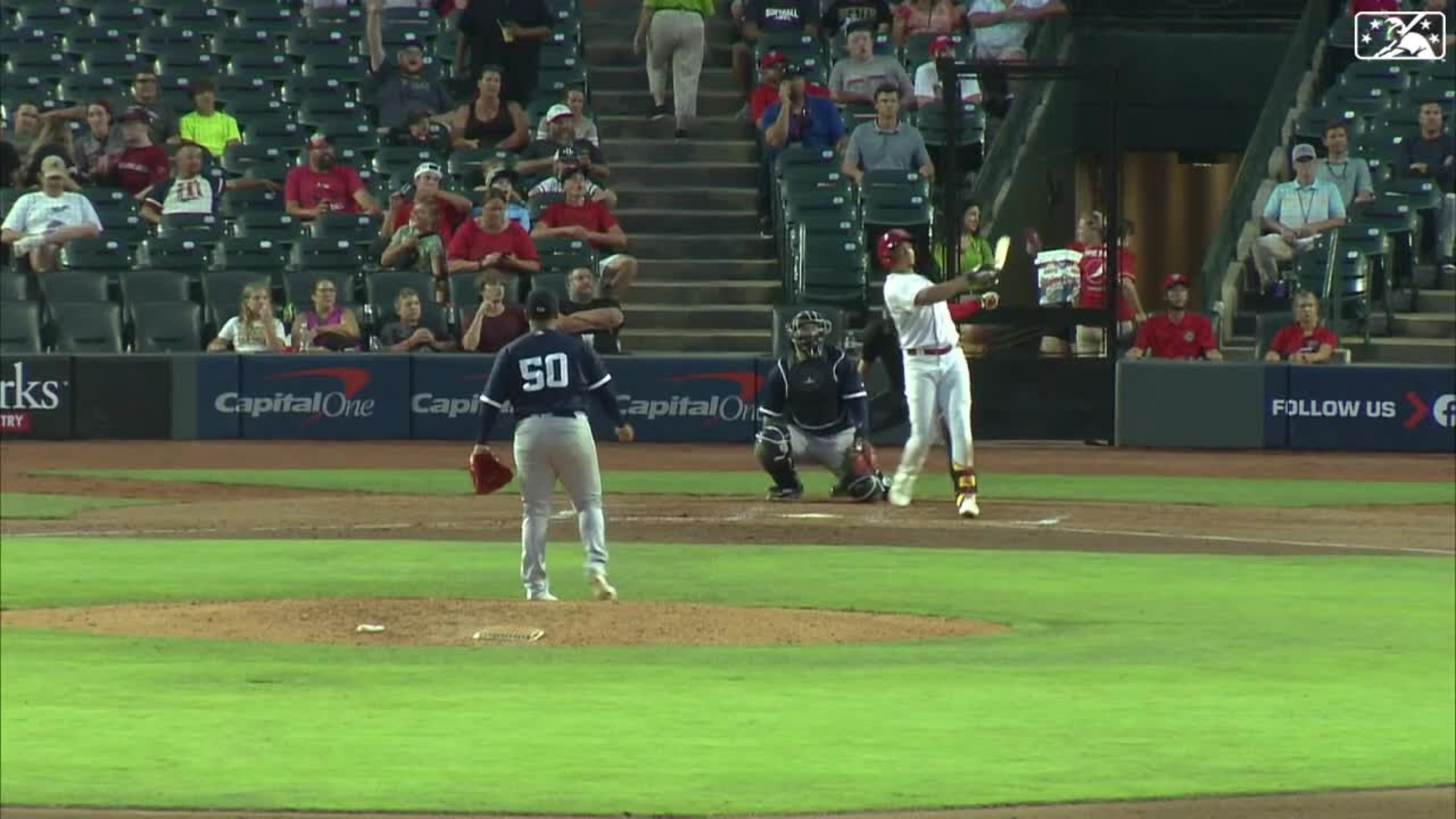 Christian Encarnacion-Strand hits grand slam for Louisville Bats against  Worcester