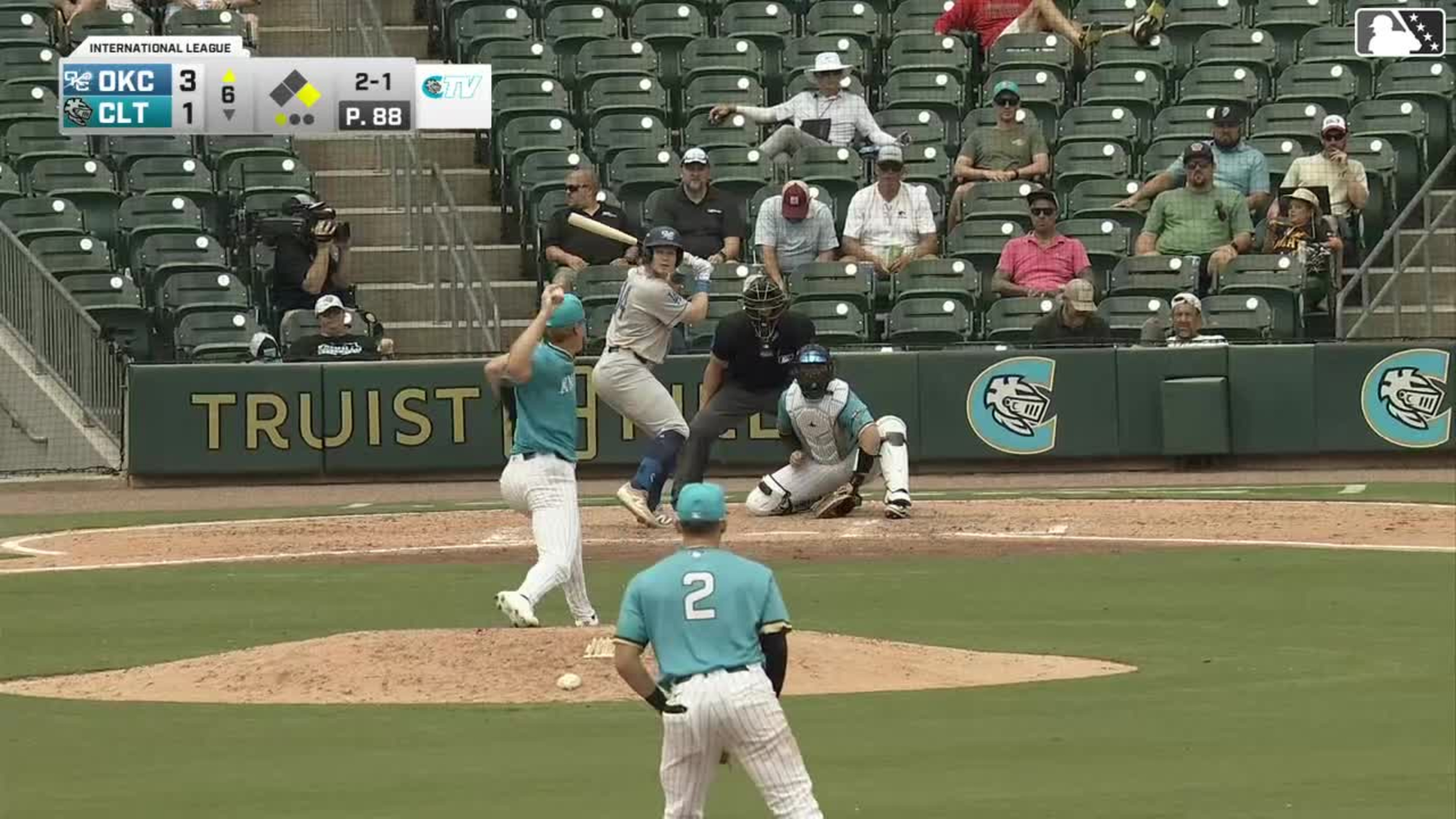 Jack Suwinski homers (15) on a fly ball to left center field