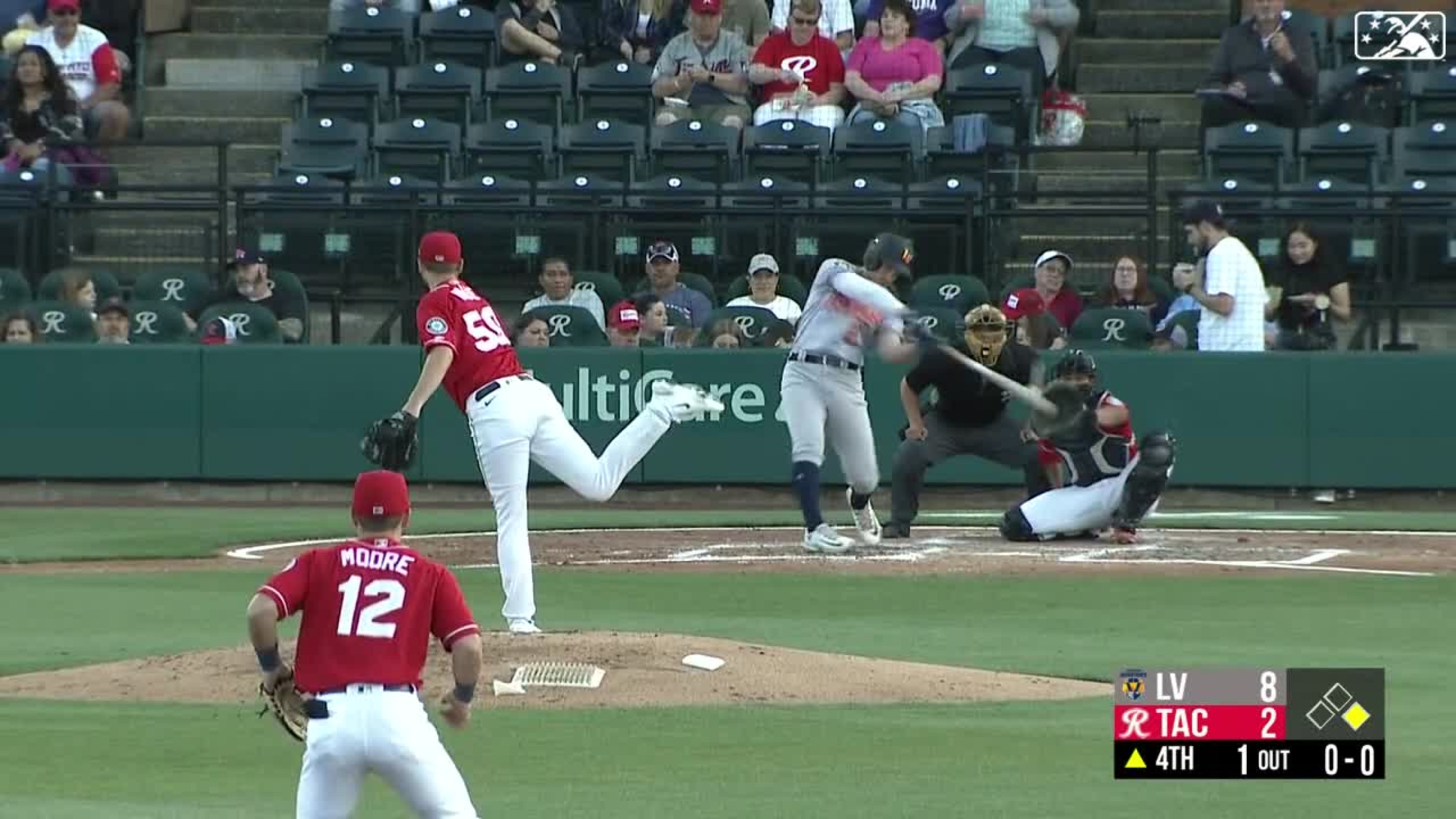 Brett Harris' solo home run, 08/04/2023