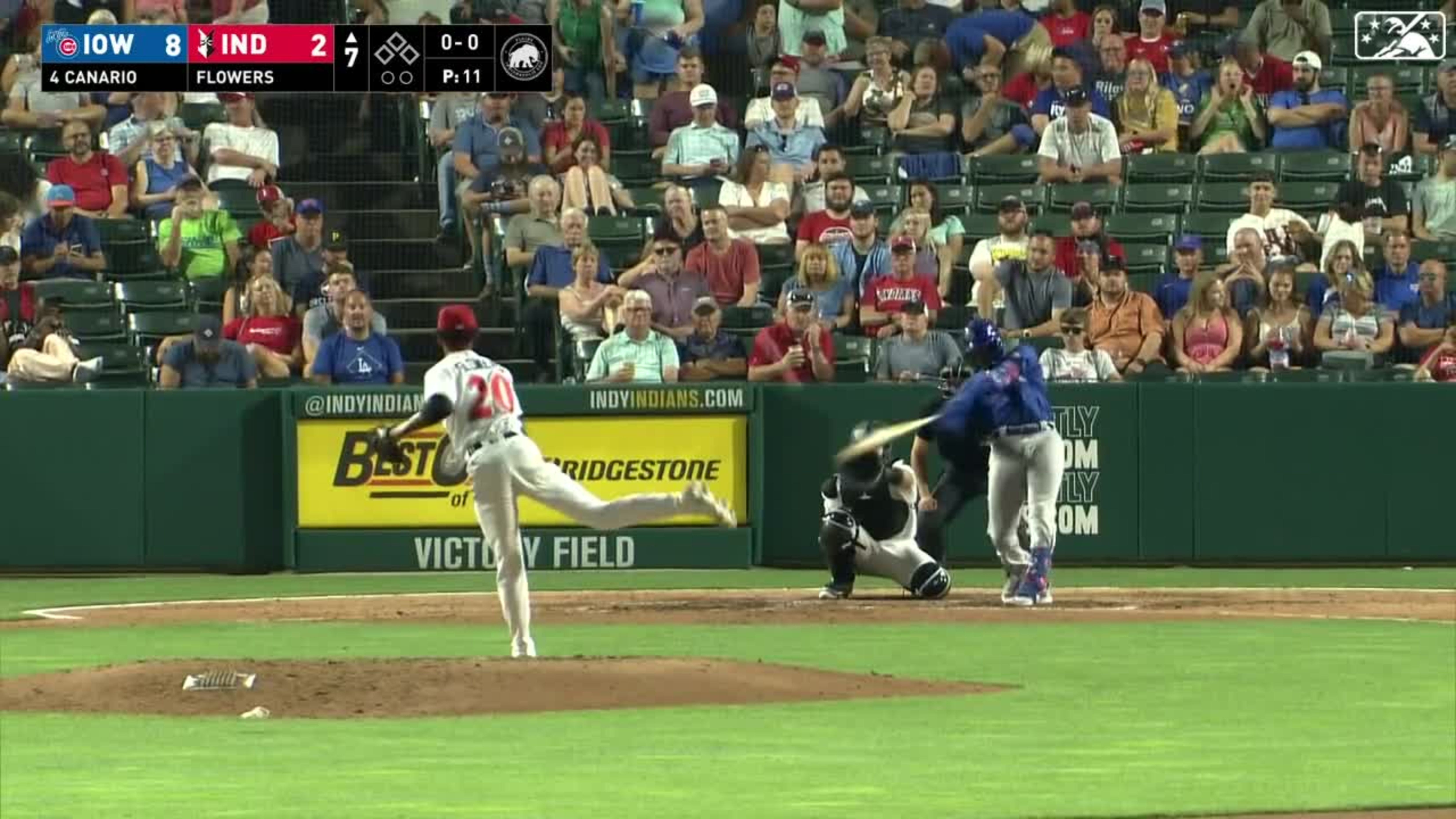 Matt Mervis' third home run, 04/12/2023