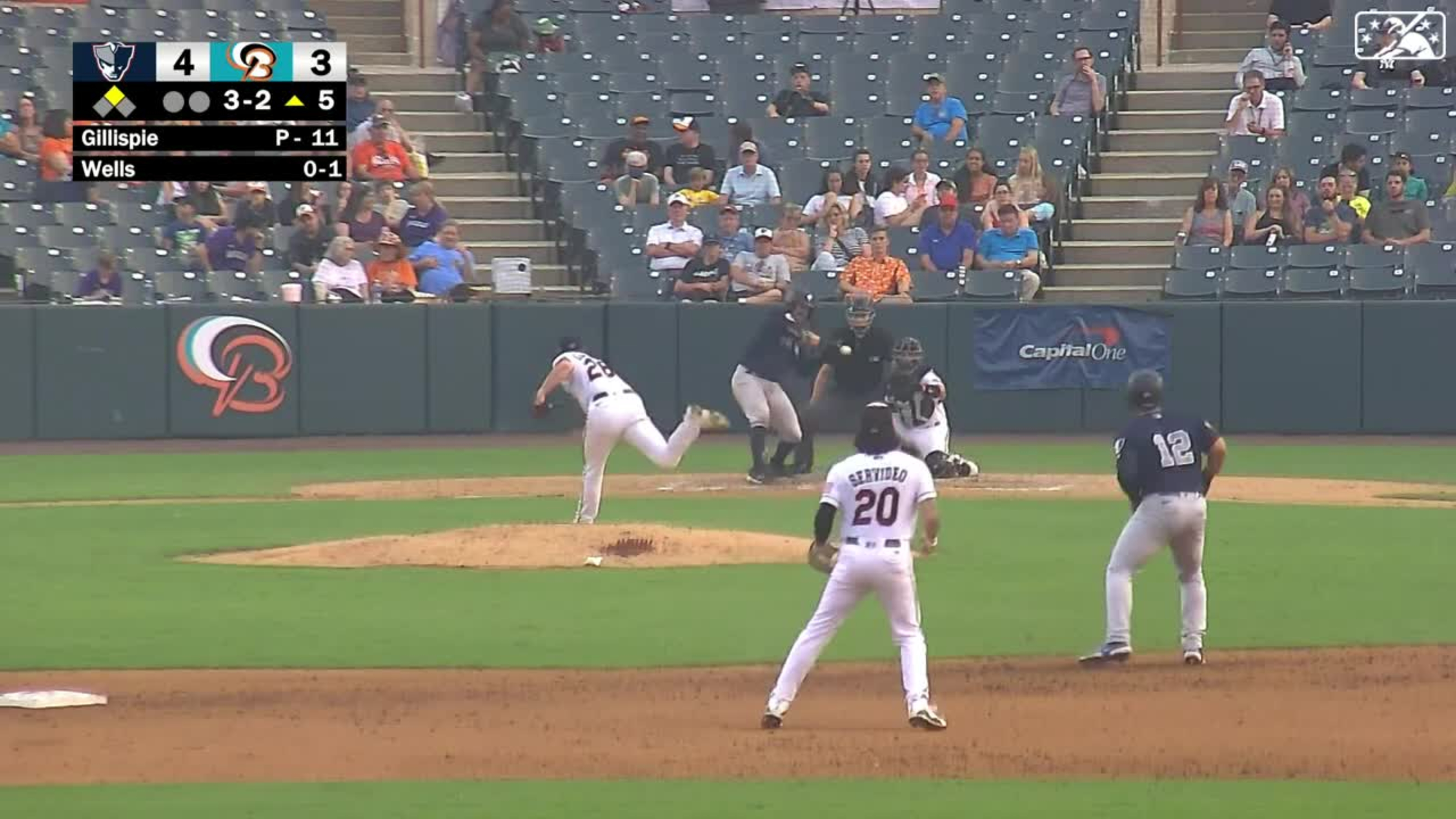 Austin Wells' RBI double, 09/03/2023