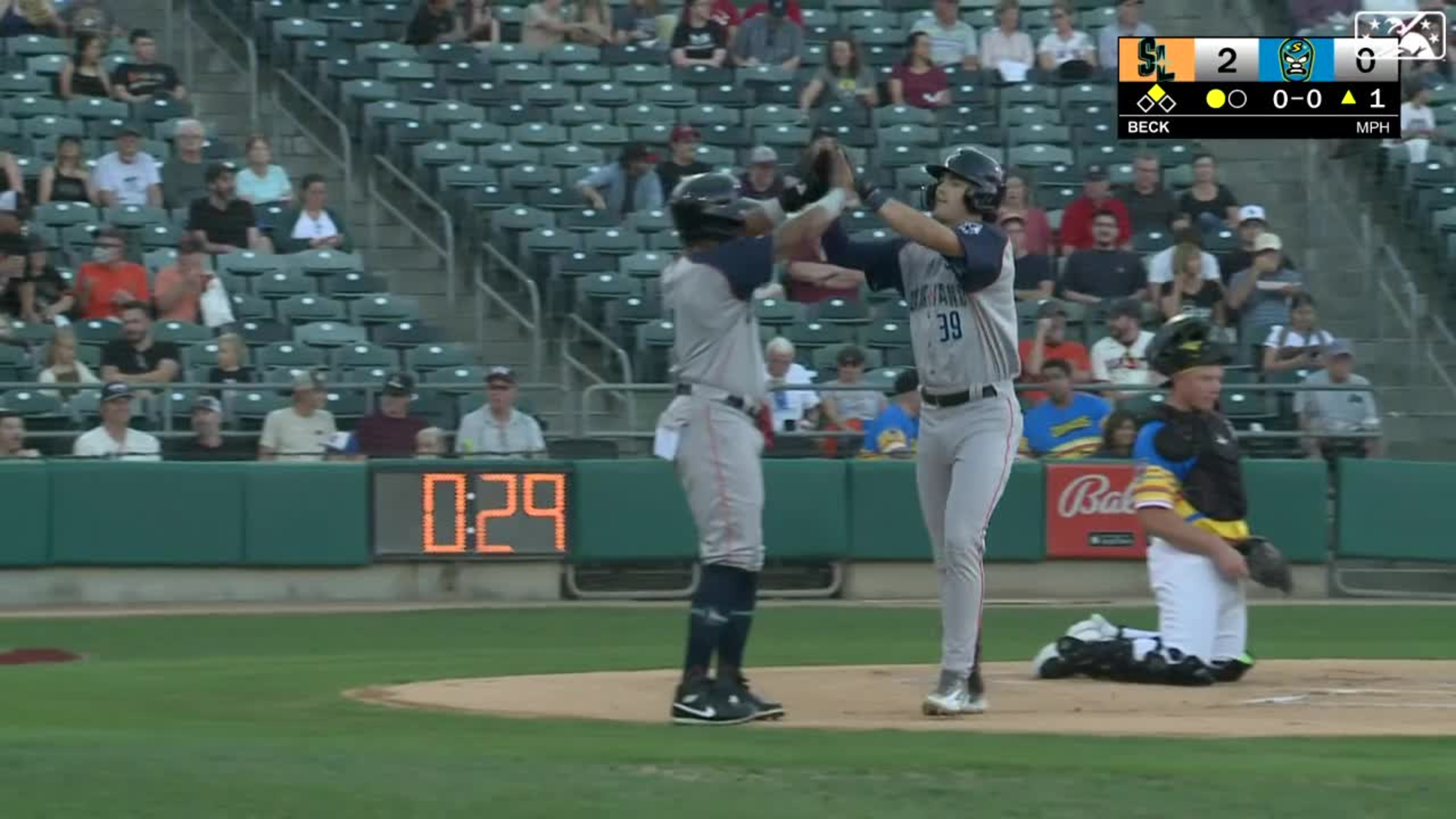 Michael Brantley's two-run HR (1), 09/02/2023