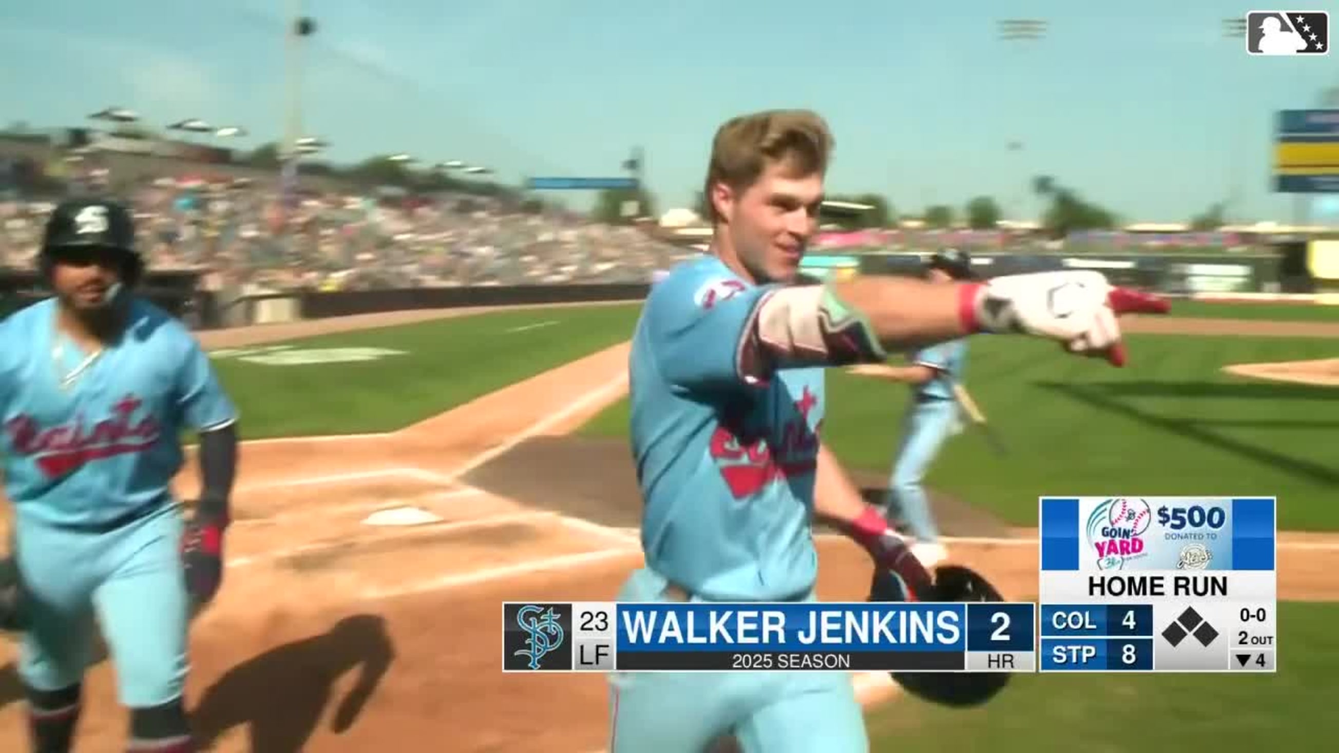 Walker Jenkins' two-run home run | 09/14/2025 | Saints