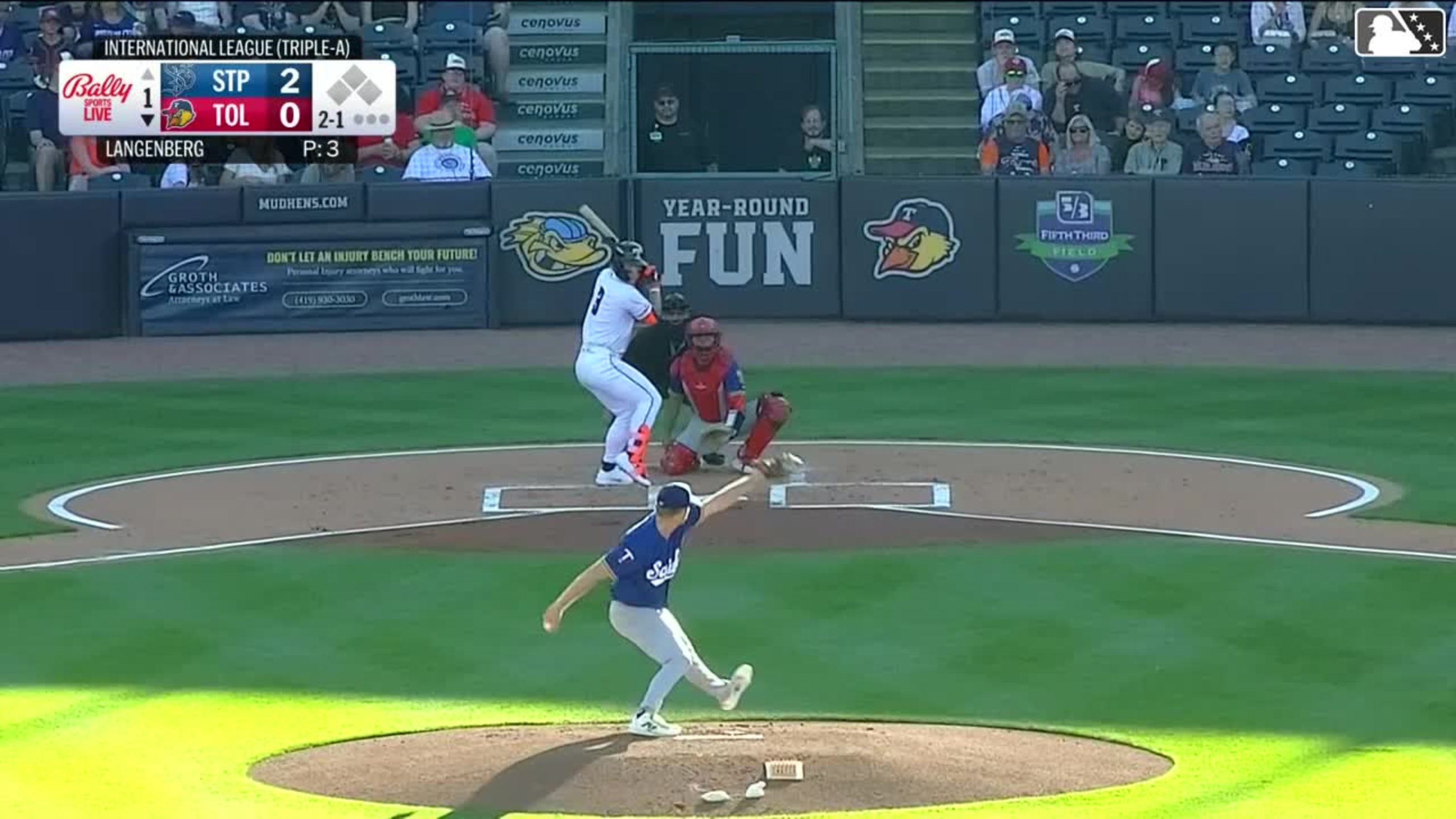 Max Clark's fifth home run of the season | 06/12/2026 | Mud Hens