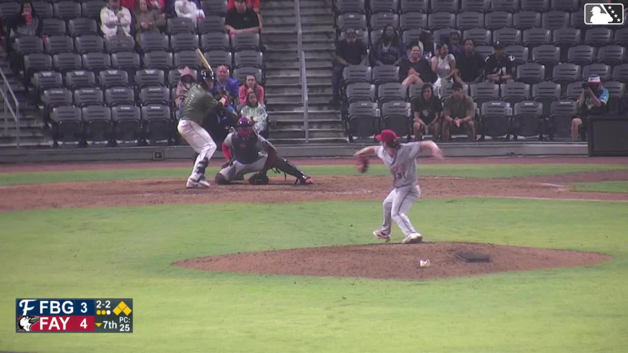 Levi Huesman In play, run(s) to Jack Moss | 05/23/2026 | Trash Pandas