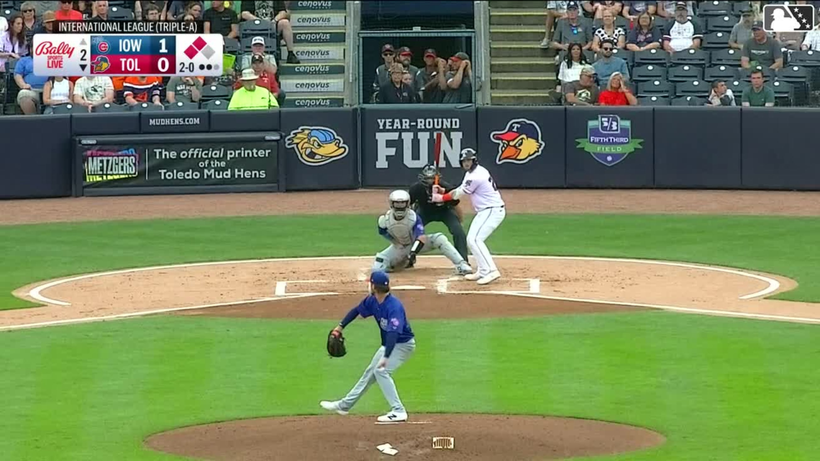 Bennett Lee homers (1) on a fly ball to left center field. Chris