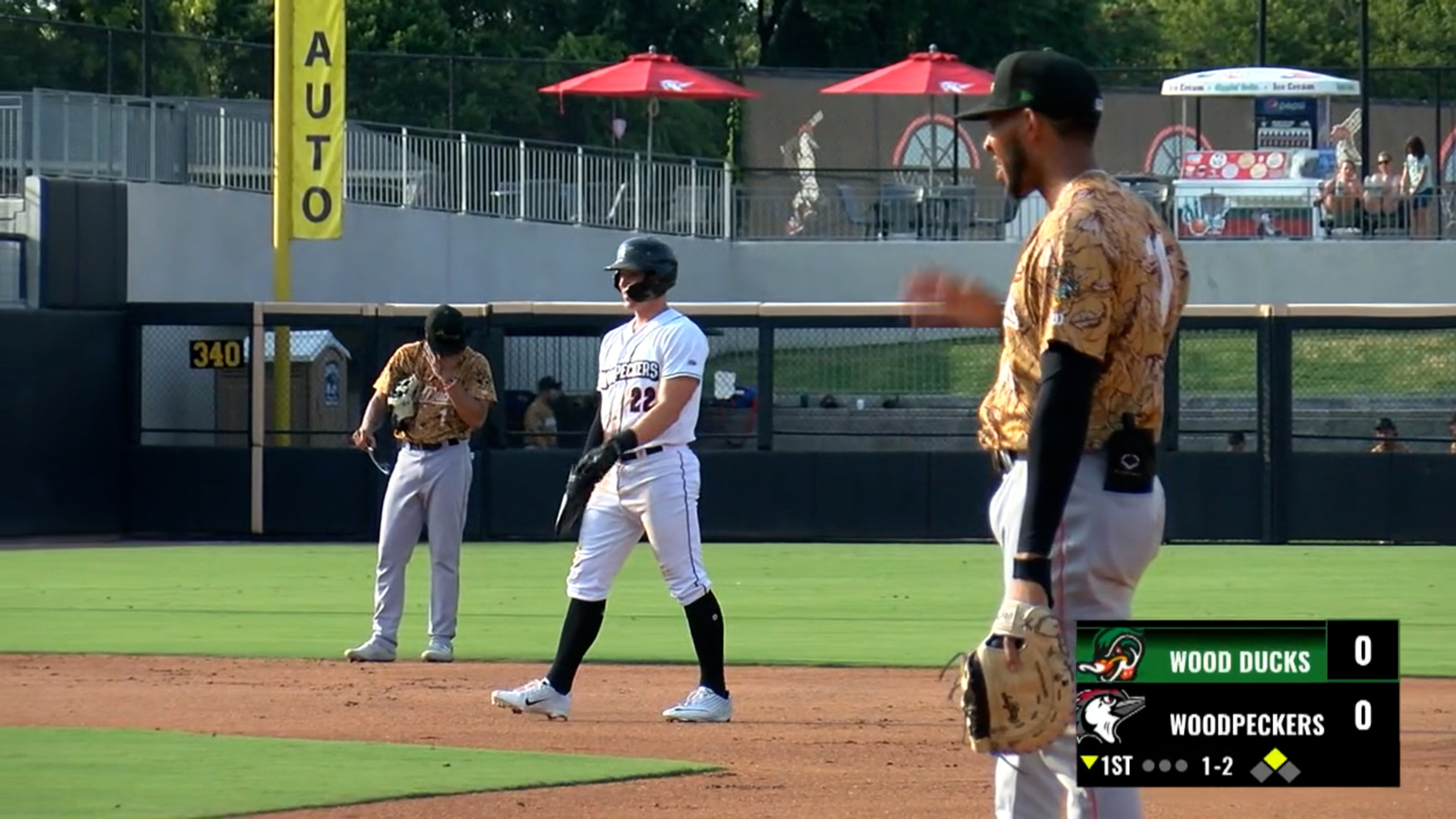 Jackson Loftin steals home, 07/25/2023