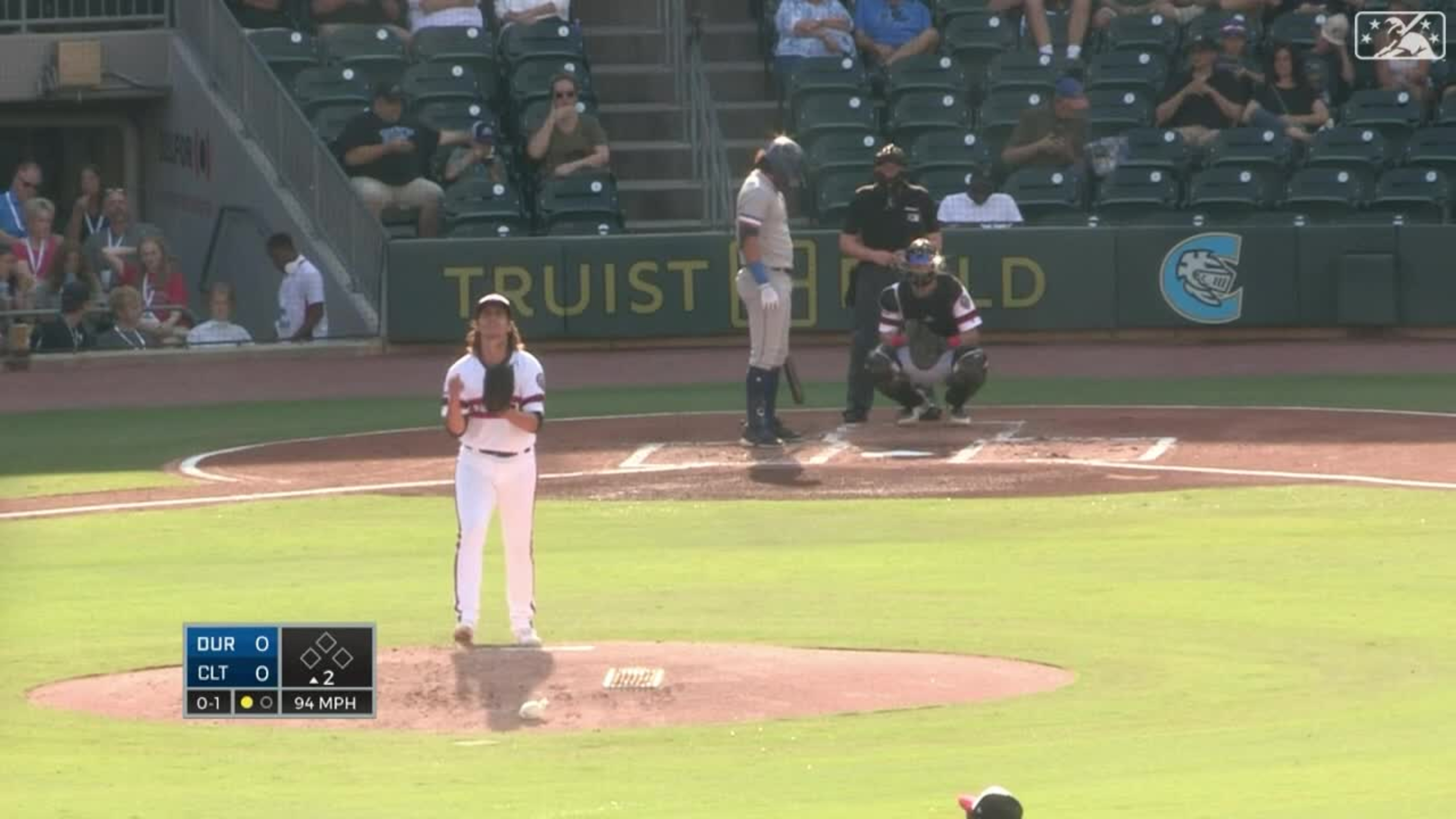 Spencer Jones' first Double-A hit, 08/27/2023