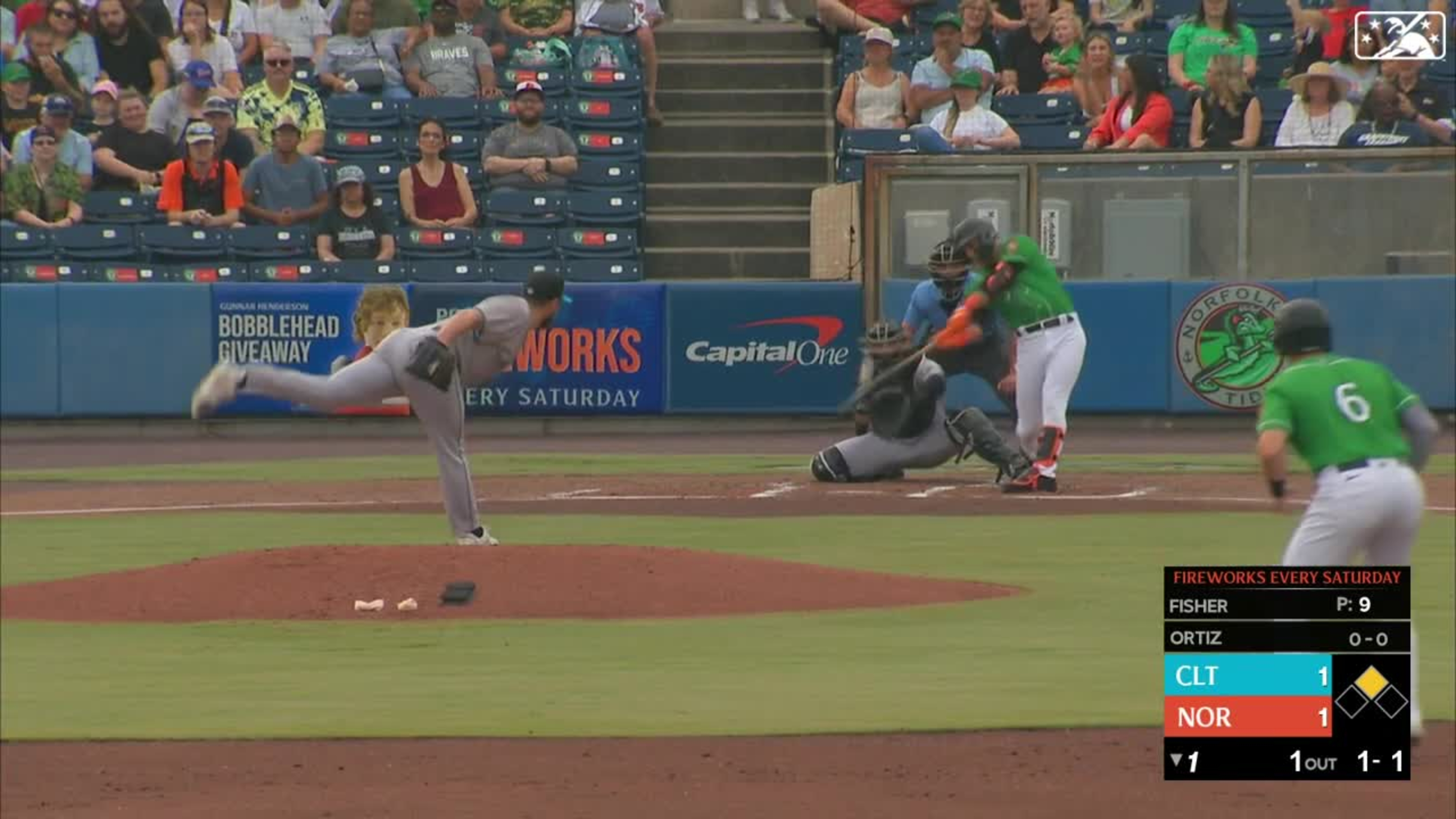 Heston Kjerstad's solo homer, 07/27/2023