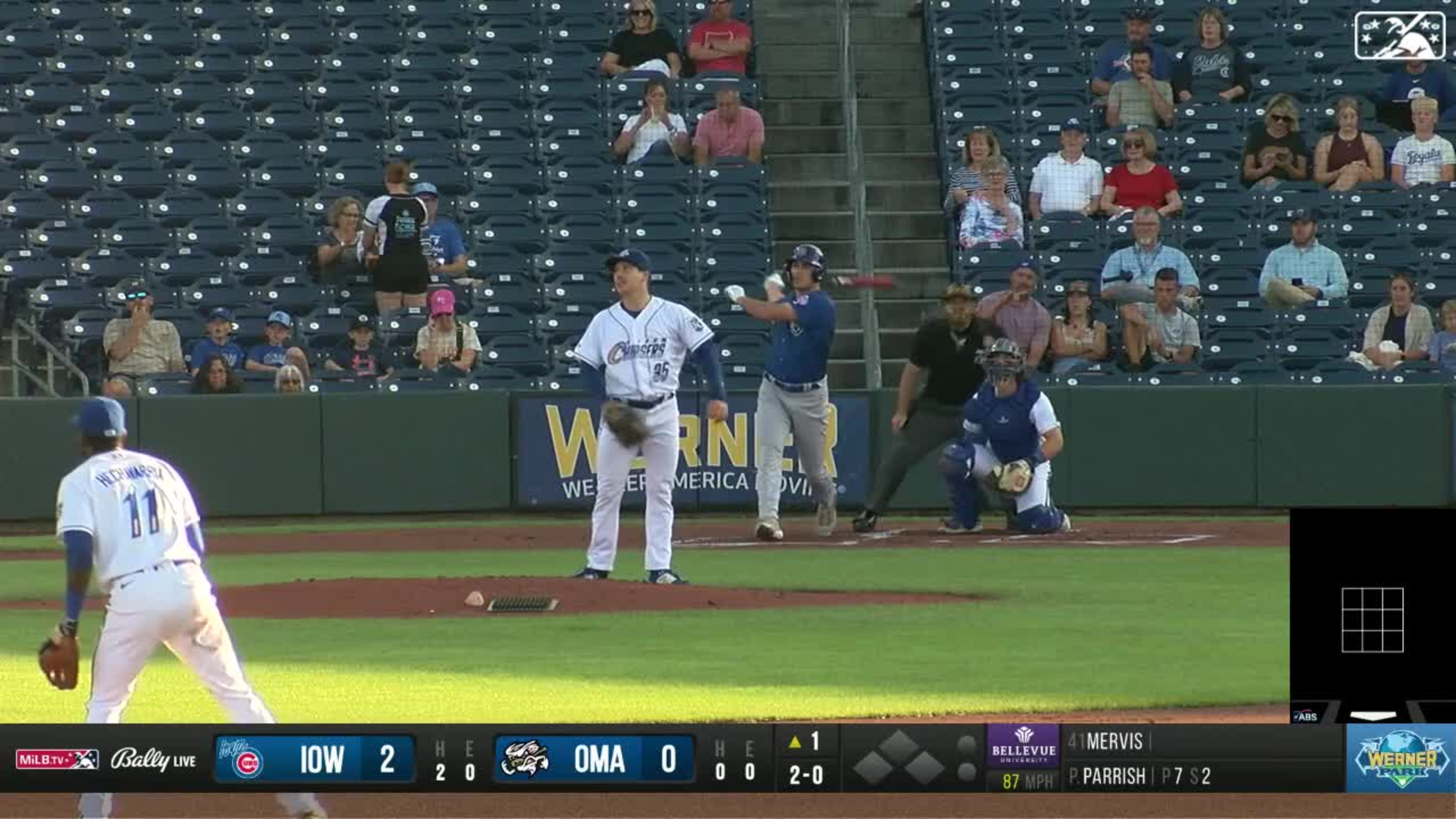 Jared Young's solo home run, 09/09/2023
