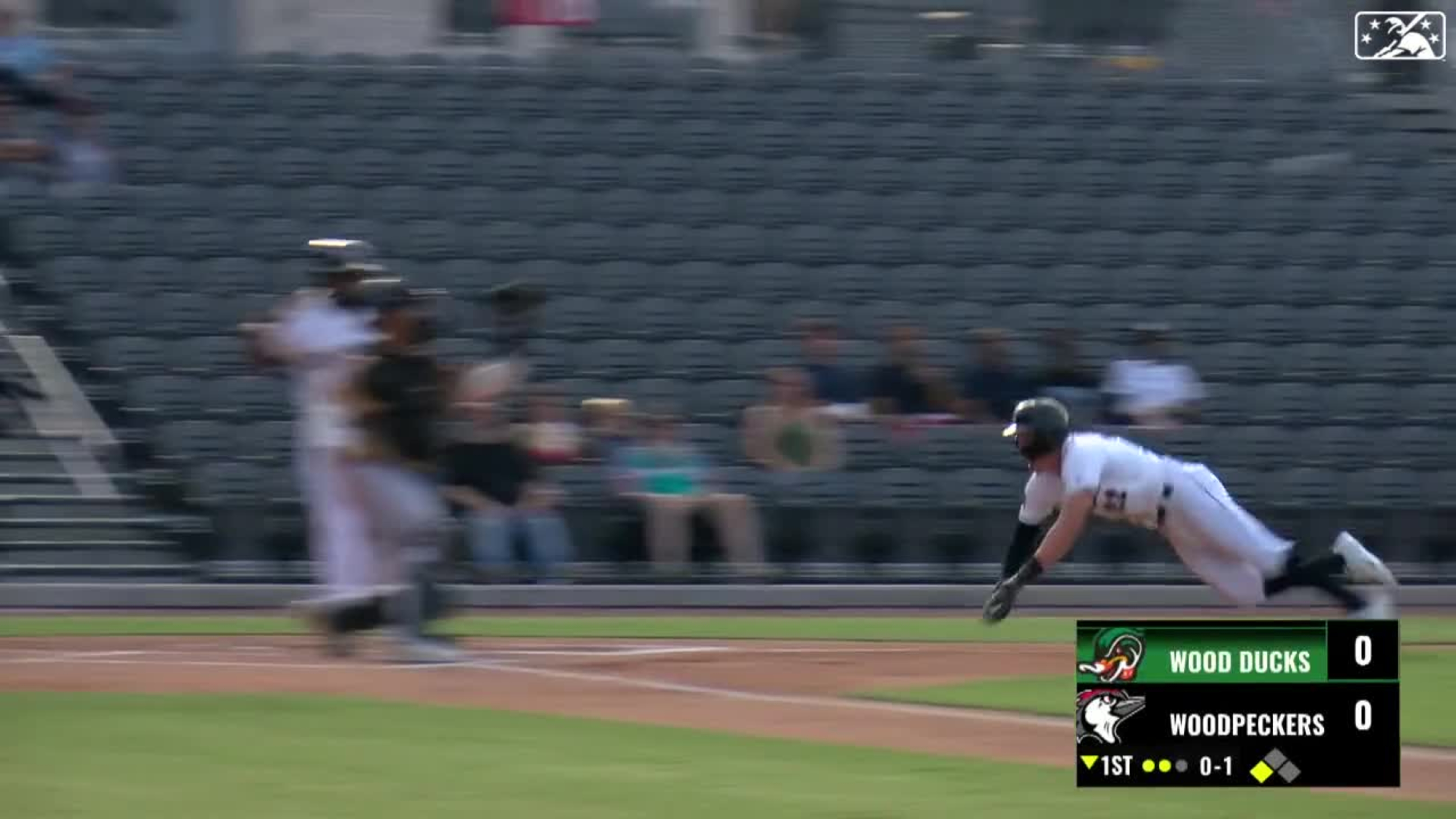 Jackson Loftin steals home, 07/25/2023