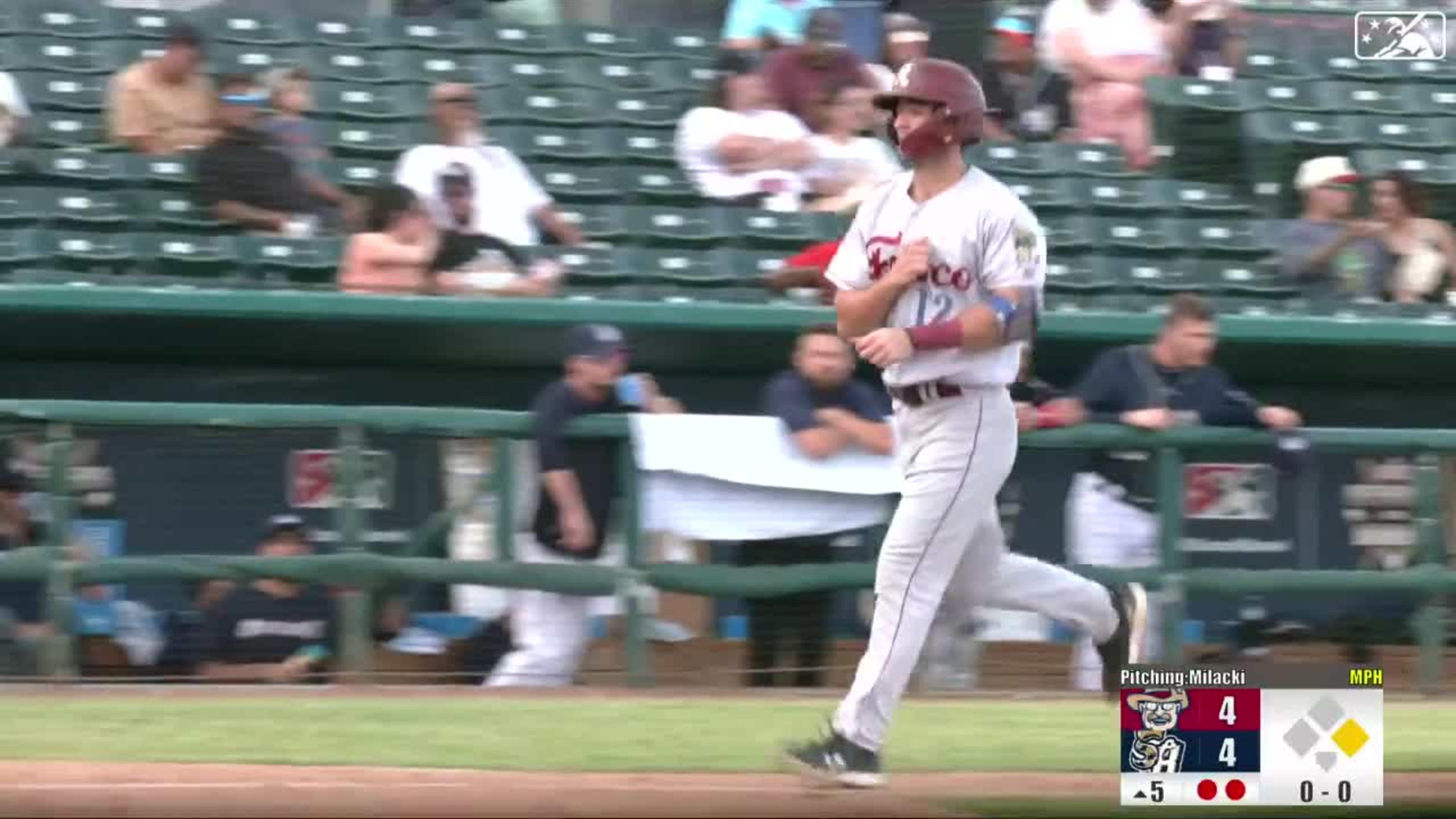 Thomas Saggese's 17th home run, 08/09/2023