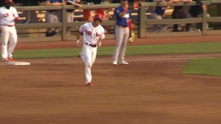 Louisville Bats' Elly De La Cruz registers 99.2 mph throw from third base