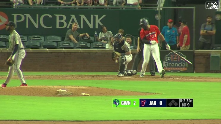 Vaughm Grissom drives in five runs in return to Stripers