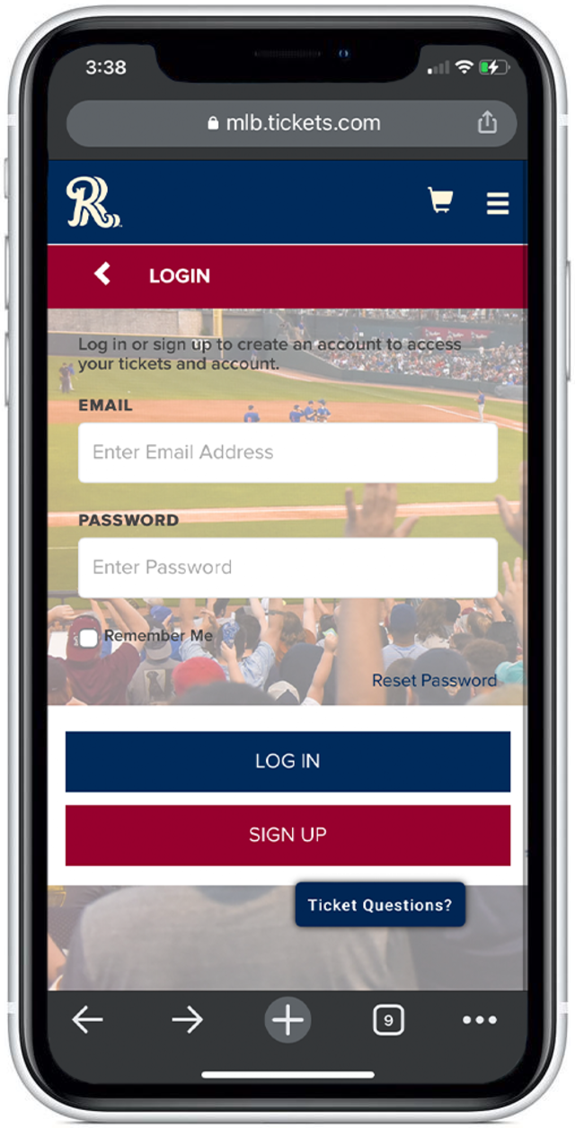 RoughRiders Digital Tickets RoughRiders