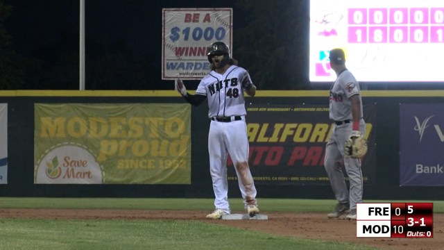 Julio Rodriguez delivers perfect night at plate for Modesto Nuts