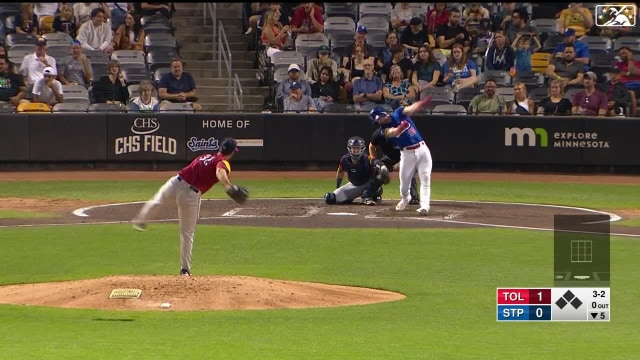 Weird play goes viral in clip from Toledo Mudhens win over