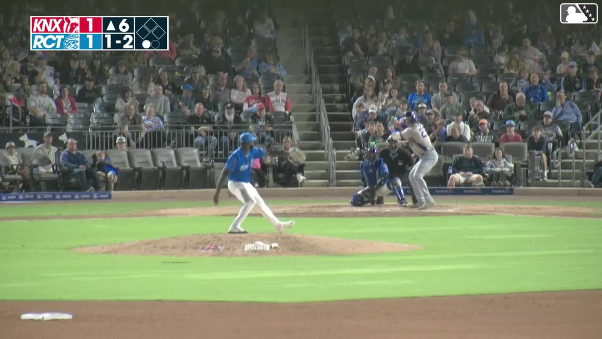 Jefferson Rojas homers (1) on a fly ball to left center field