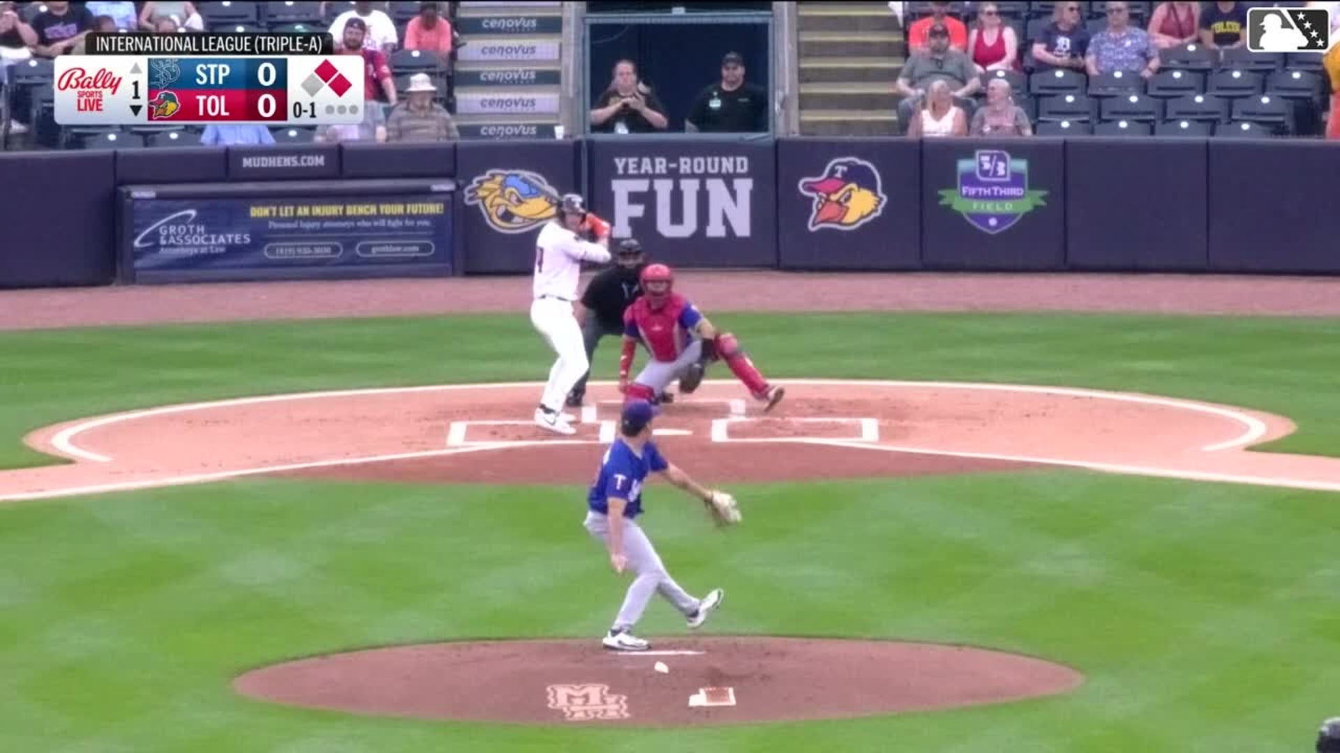 Gage Workman homers (7) on a fly ball to center field. Max Clark