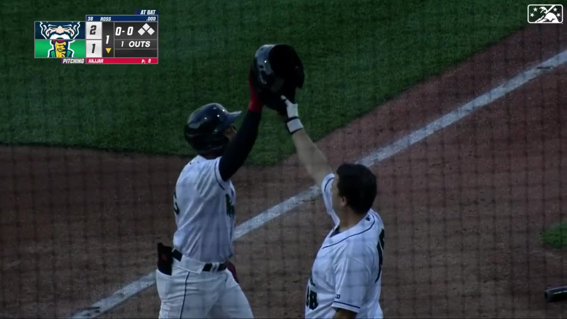 Spencer Jones' first Double-A hit, 08/27/2023