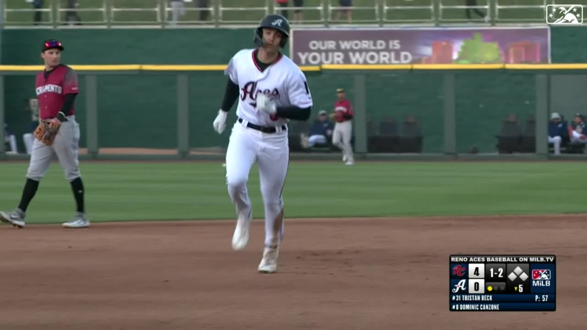 Dominic Canzone Continues to Rake for the Reno Aces - Sports