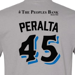 Freddy Peralta Shuckers Shirsey presented by The Peoples Bank