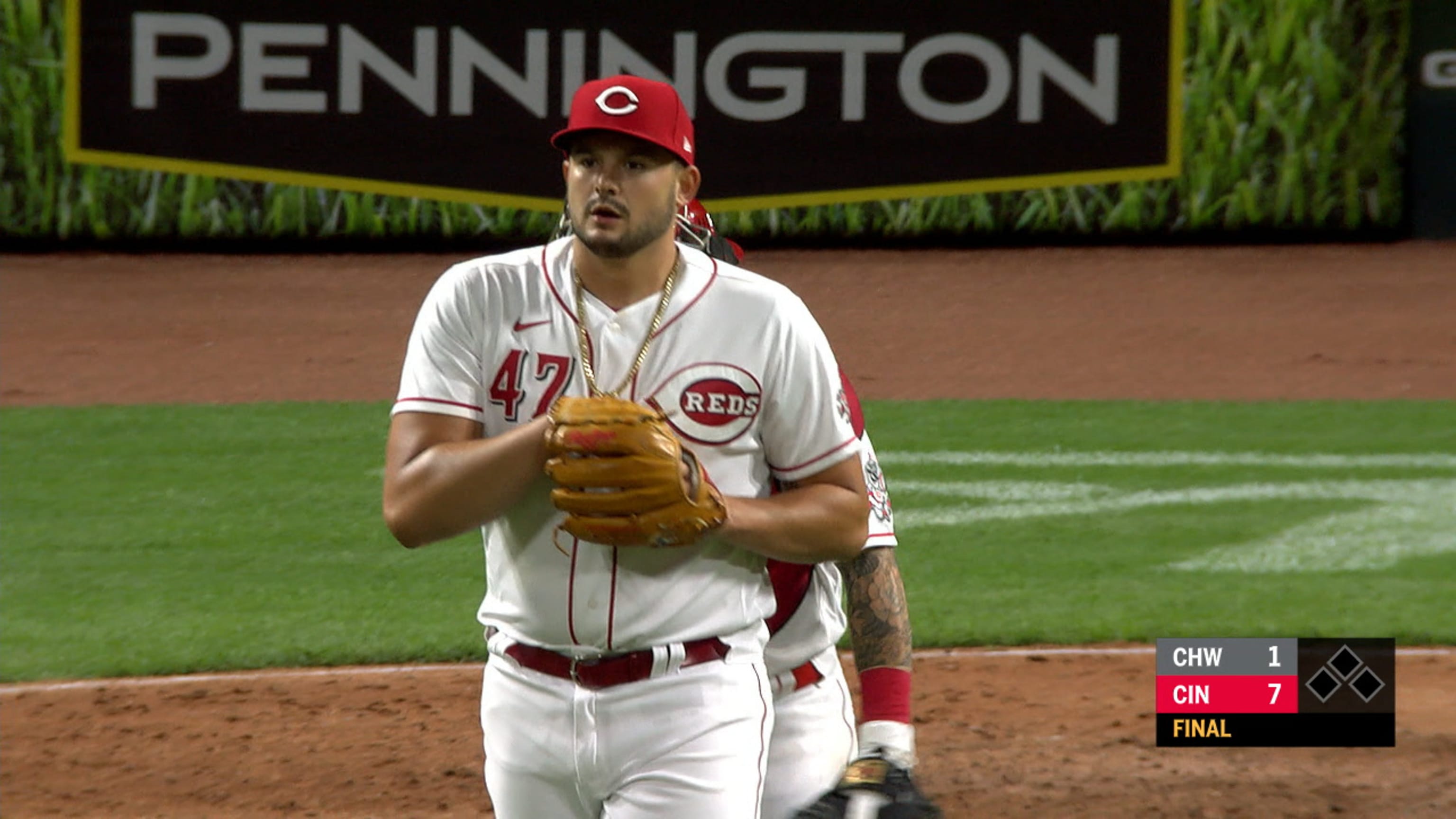 This is a 2021 photo of Nick Castellanos of the Cincinnati Reds baseball  team. This image reflects the Cincinnati Reds active roster as of Tuesday,  Feb. 23, 2021 when this image was