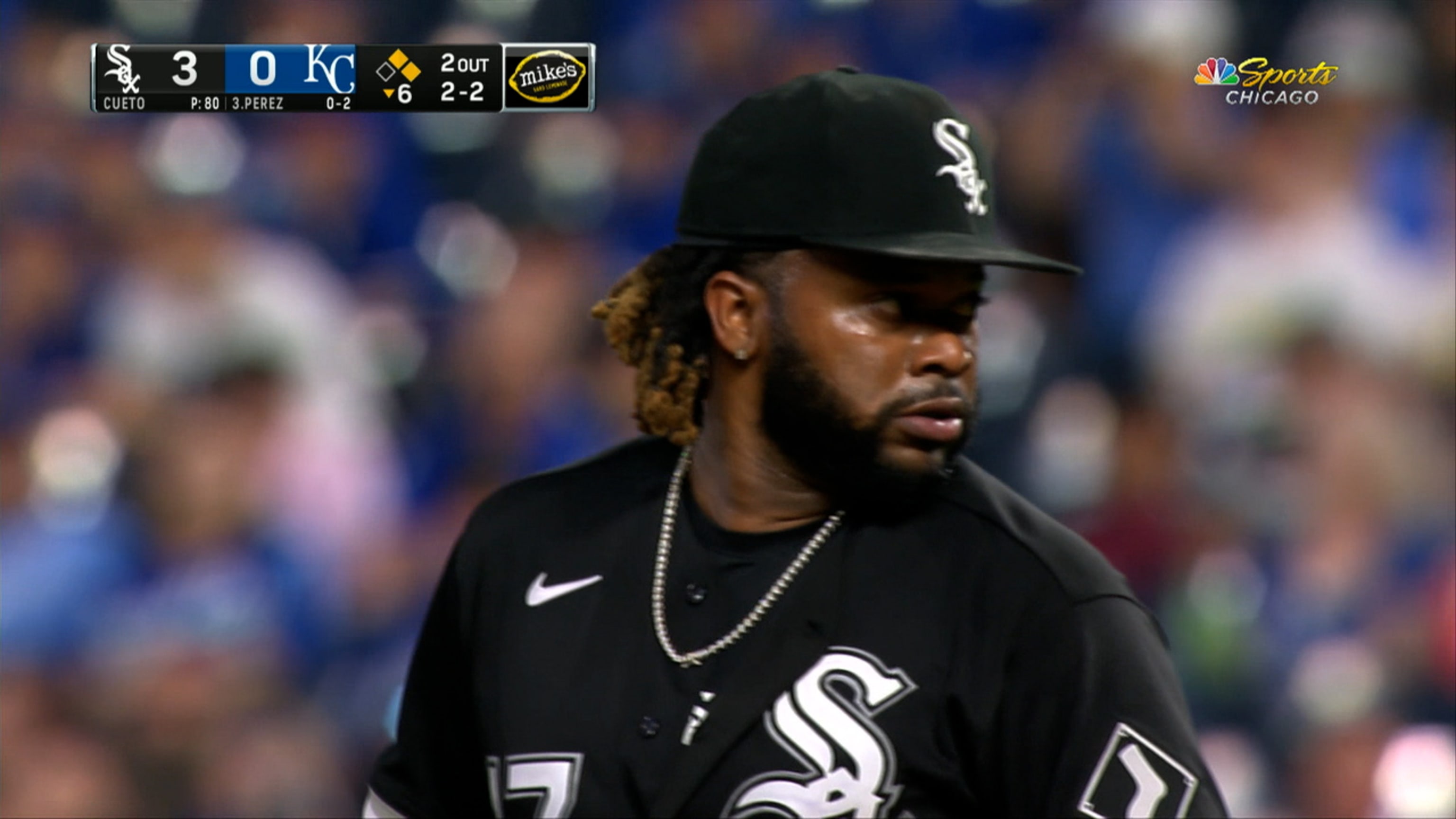 Johnny Cueto poncha a siete