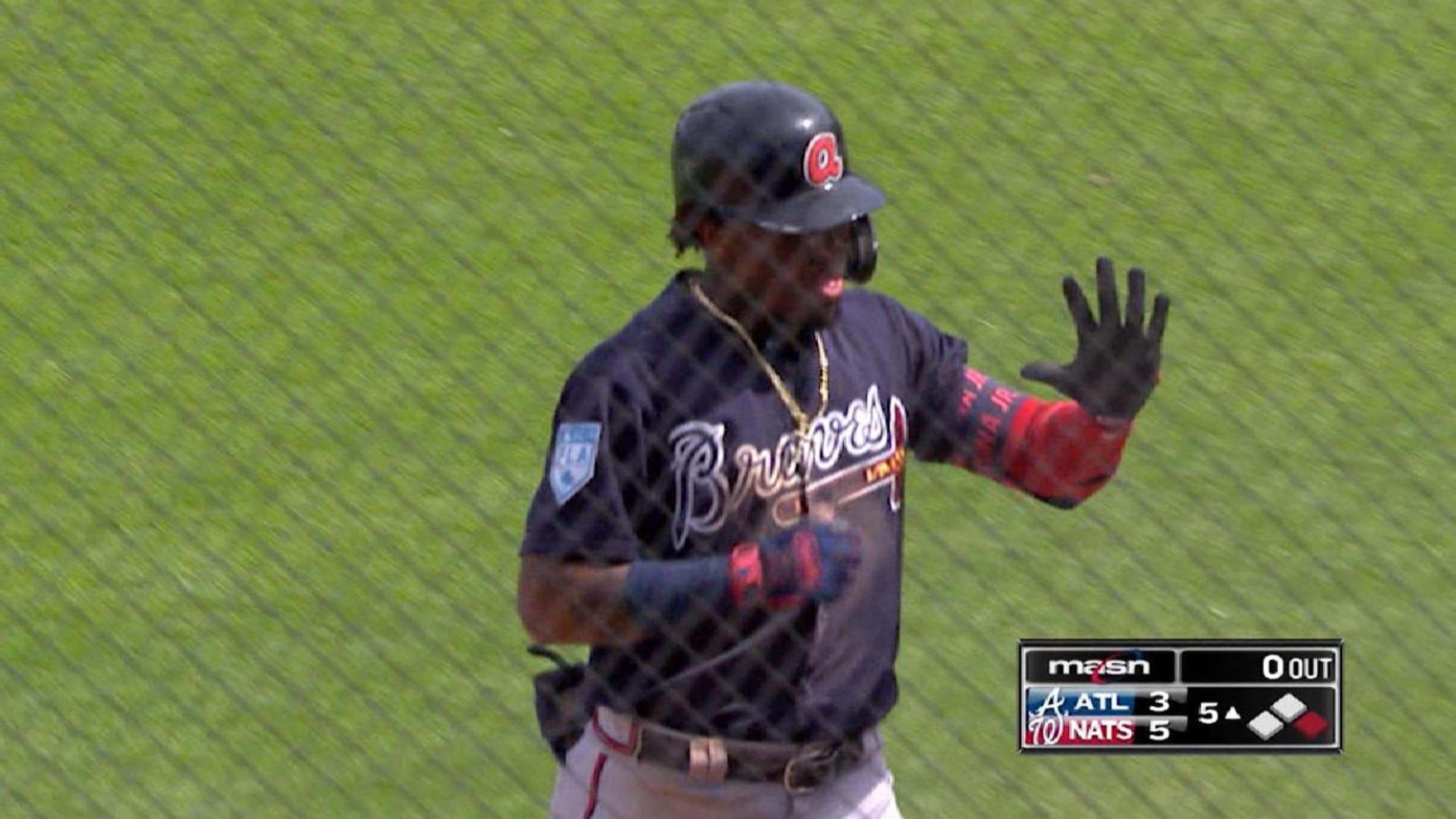 Acuna's 8th straight hit