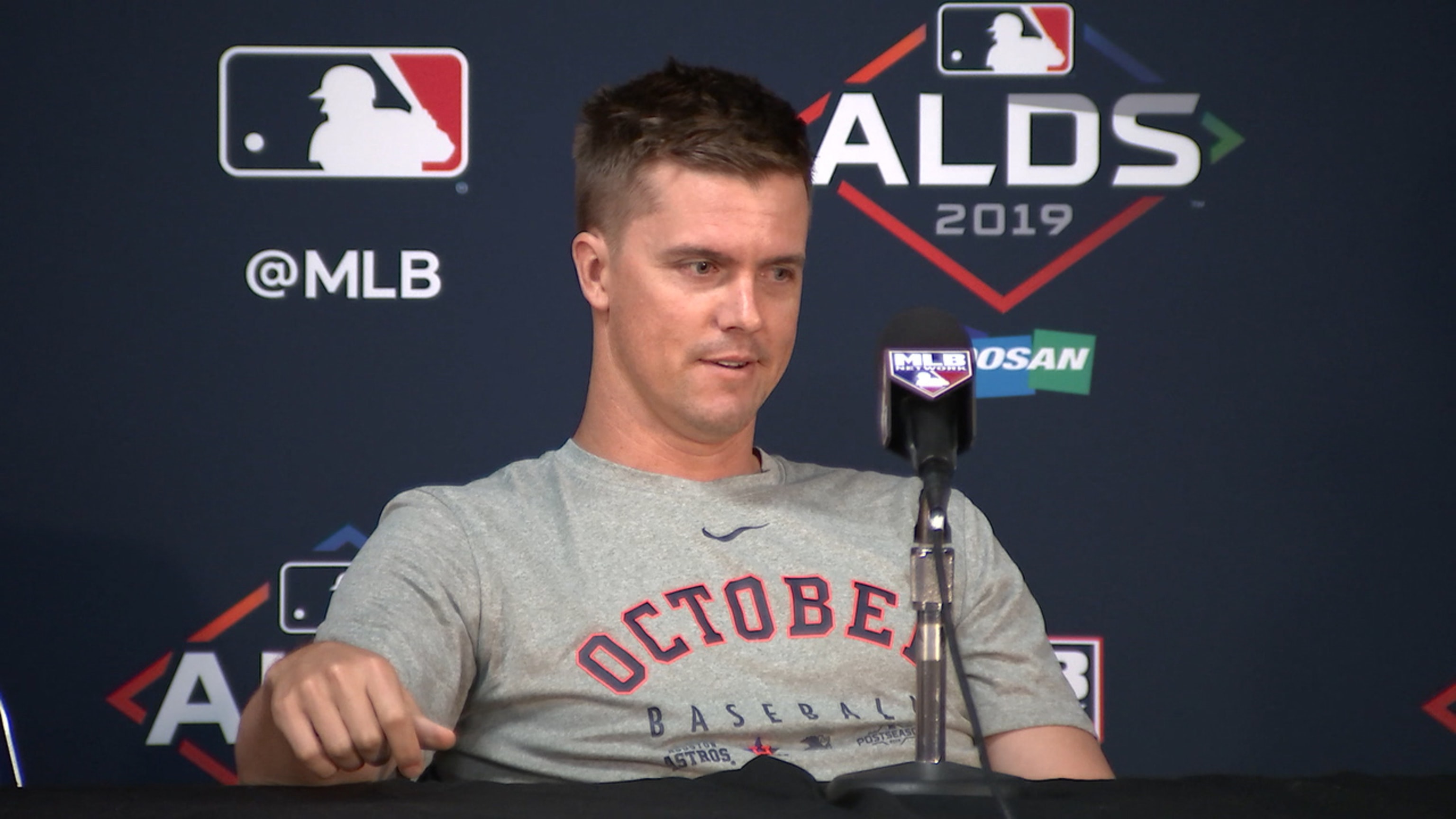 Zack Greinke Brief Alds Press Conference