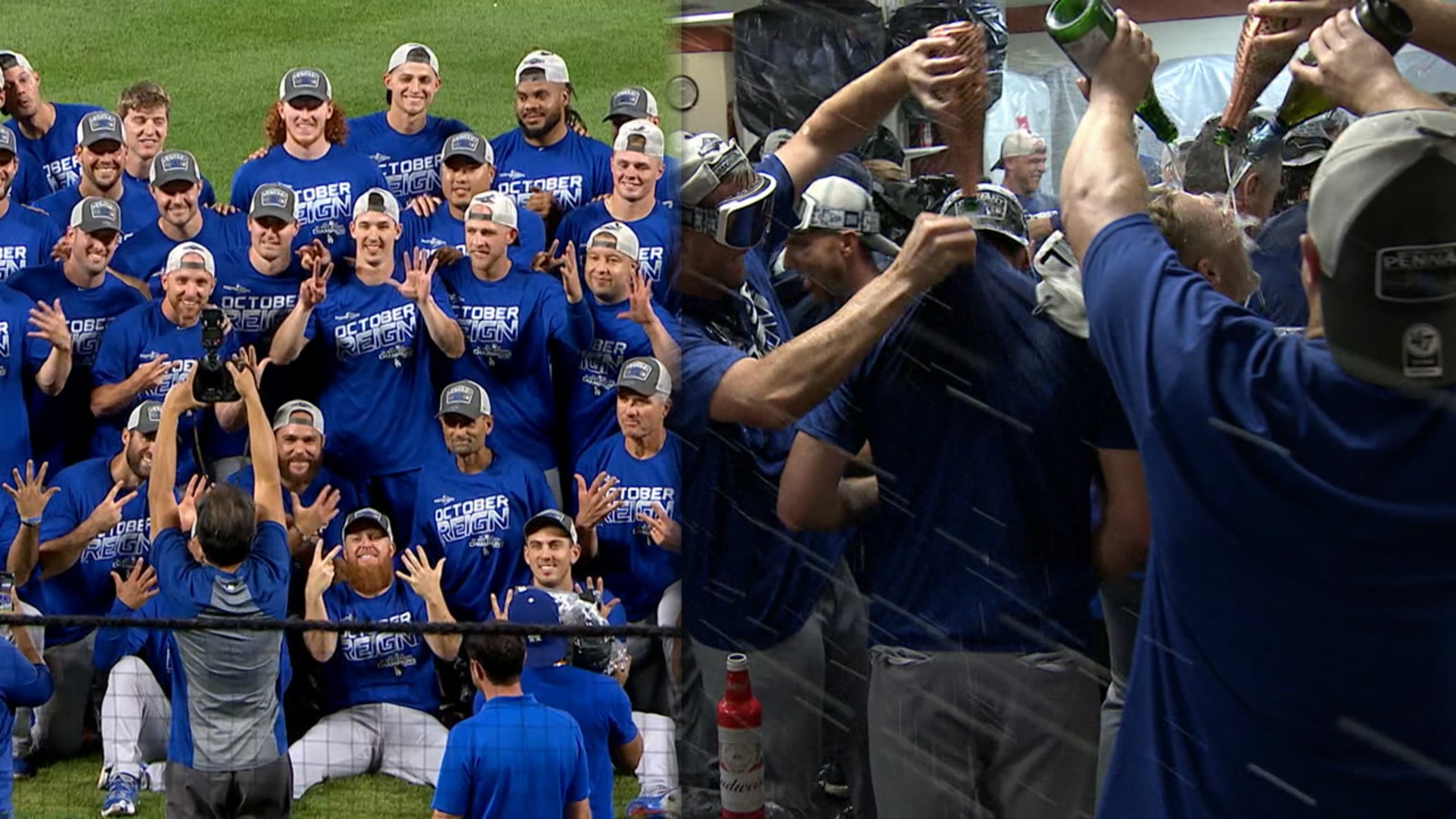 Dodgers clinch 10th NL West Division title in 11 years with 6-2 victory  over Mariners – NBC Los Angeles