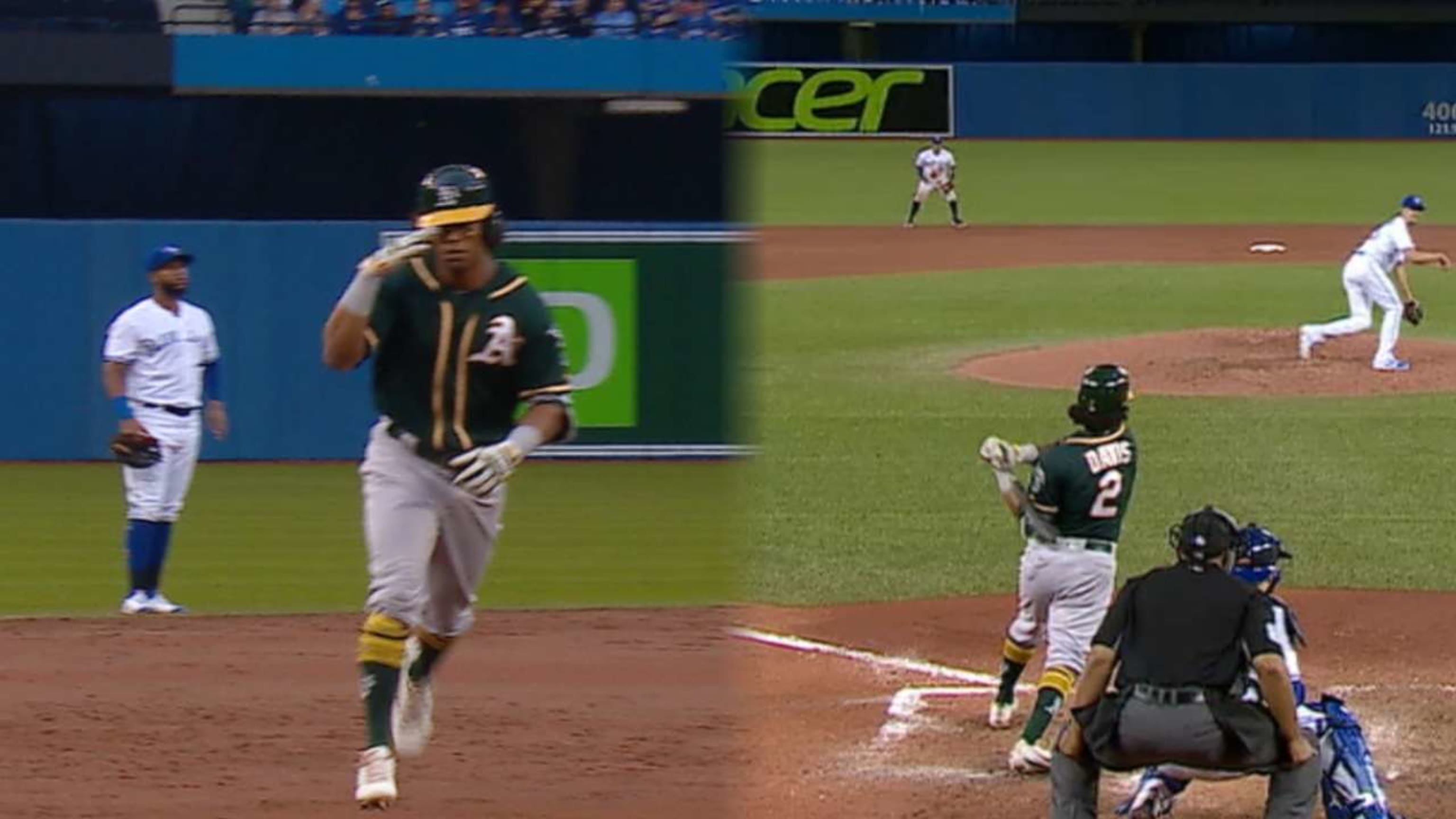 Davis collects 4 hits, 13th HR