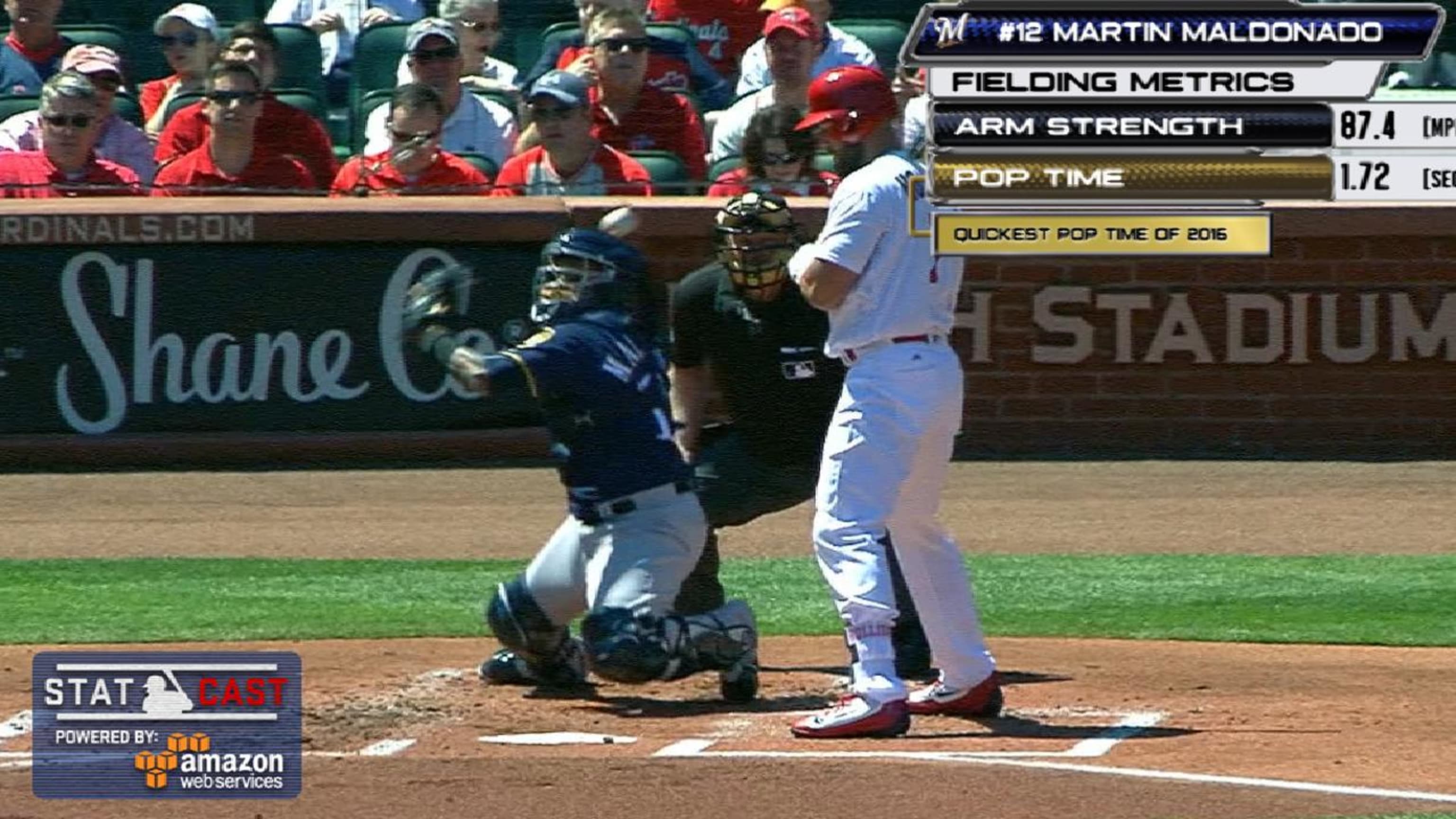 Statcast Adds Pop Time, Exchange, Arm Strength