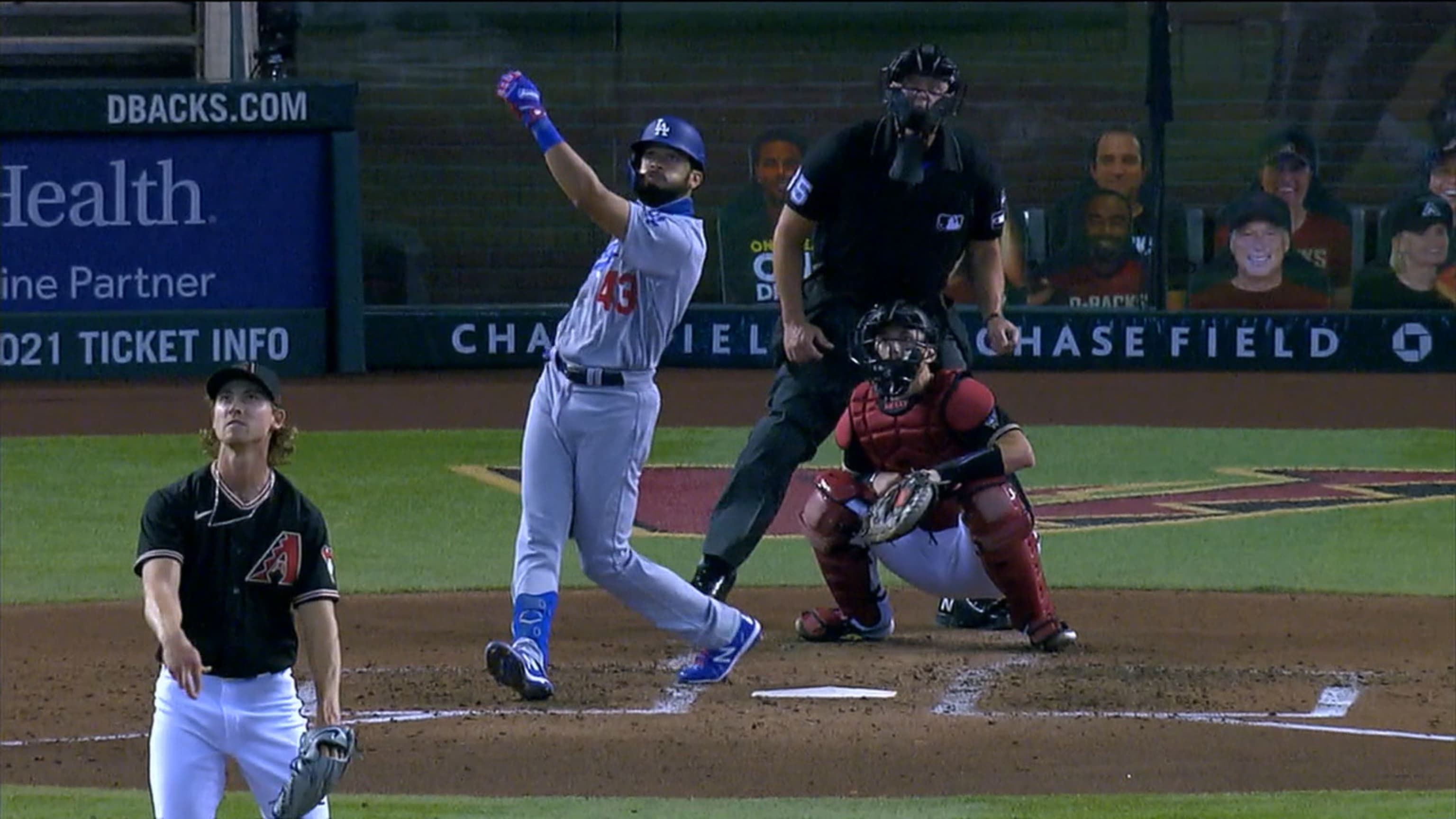 Rios, Betts hit back-to-back HRs, Dodgers top D-backs 6-4