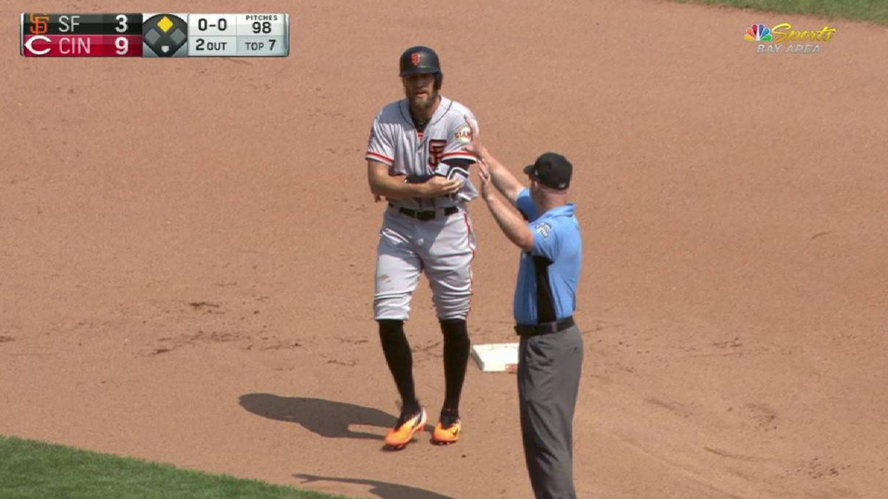 Pence's RBI double
