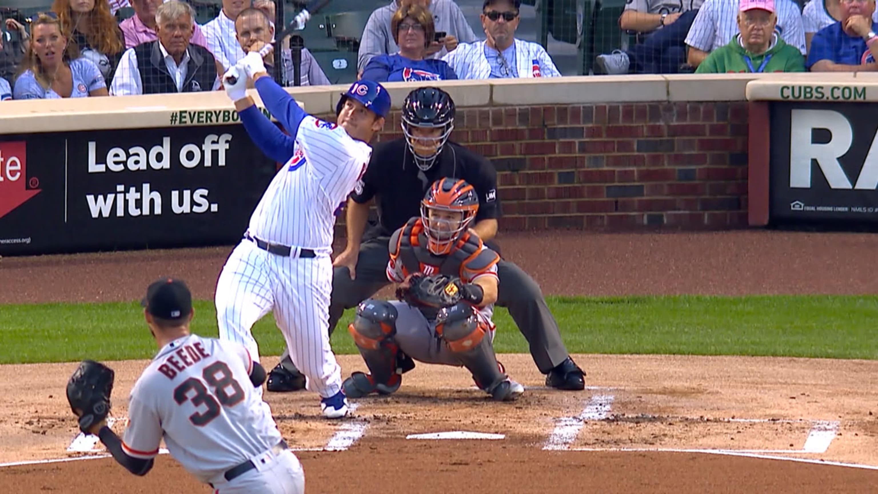 Chicago Cubs - Anthony Rizzo has his power stroke to start