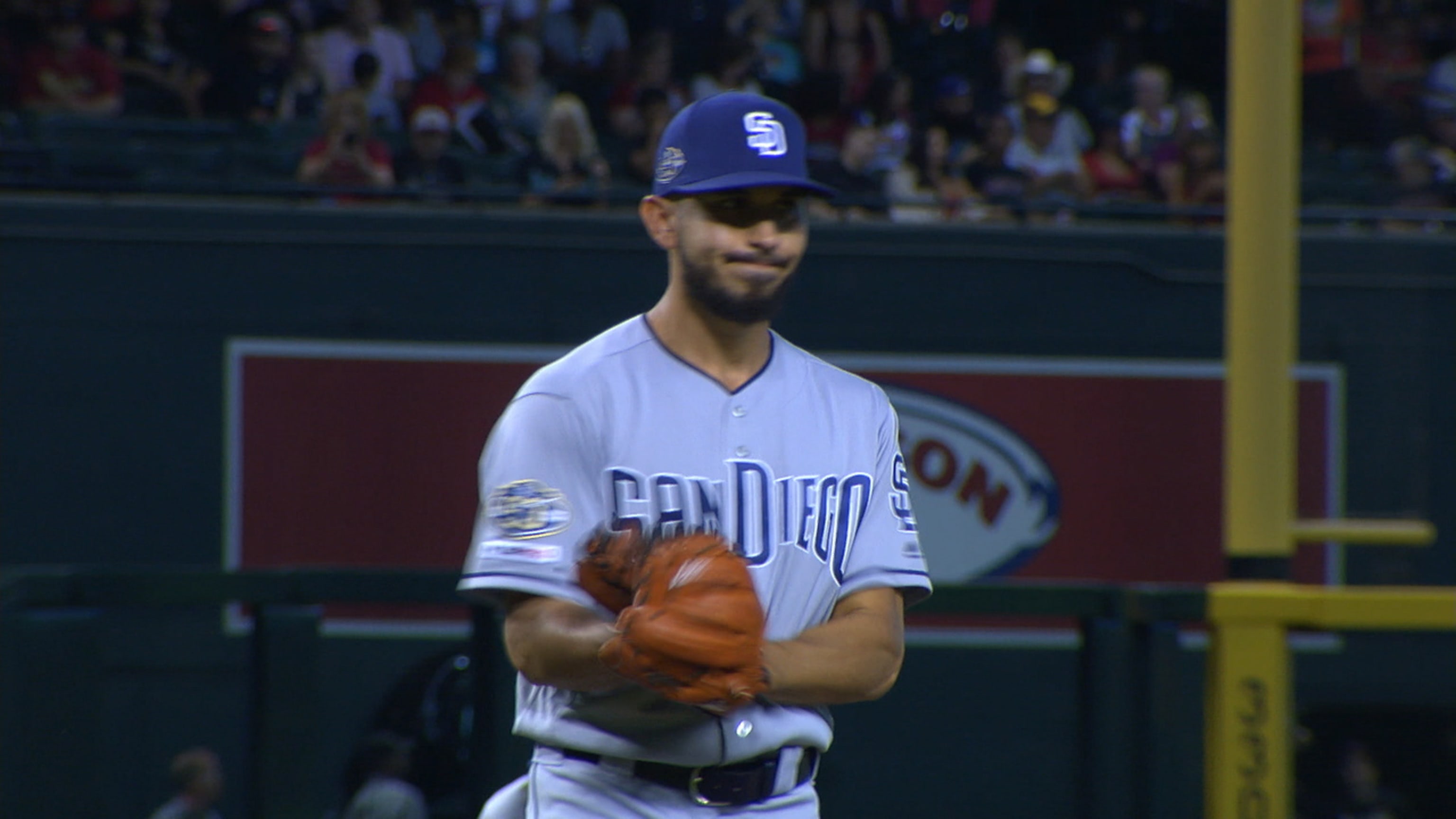 Guerra gets his 1st big league K