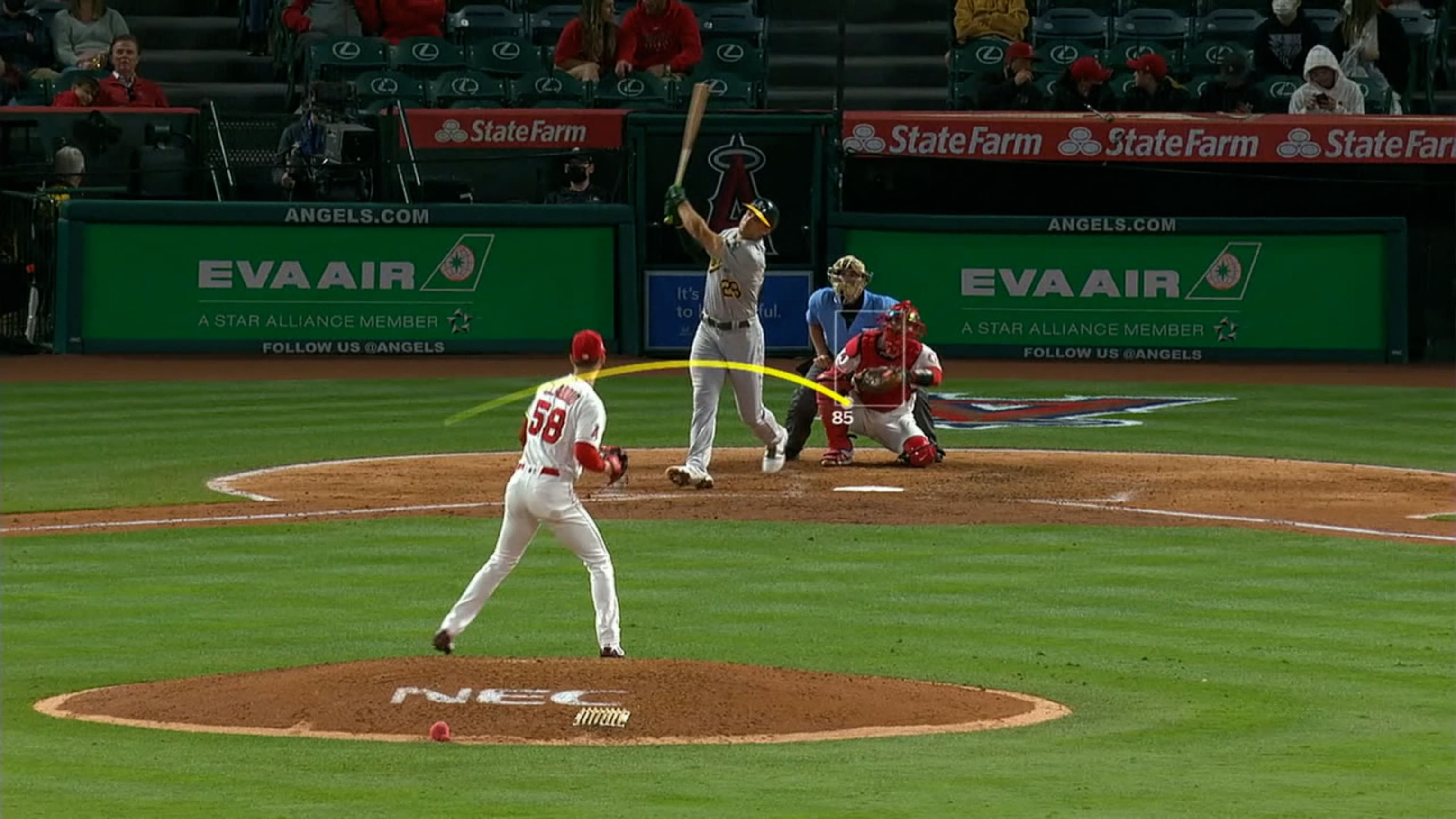 Jonrón solitario de Matt Olson 