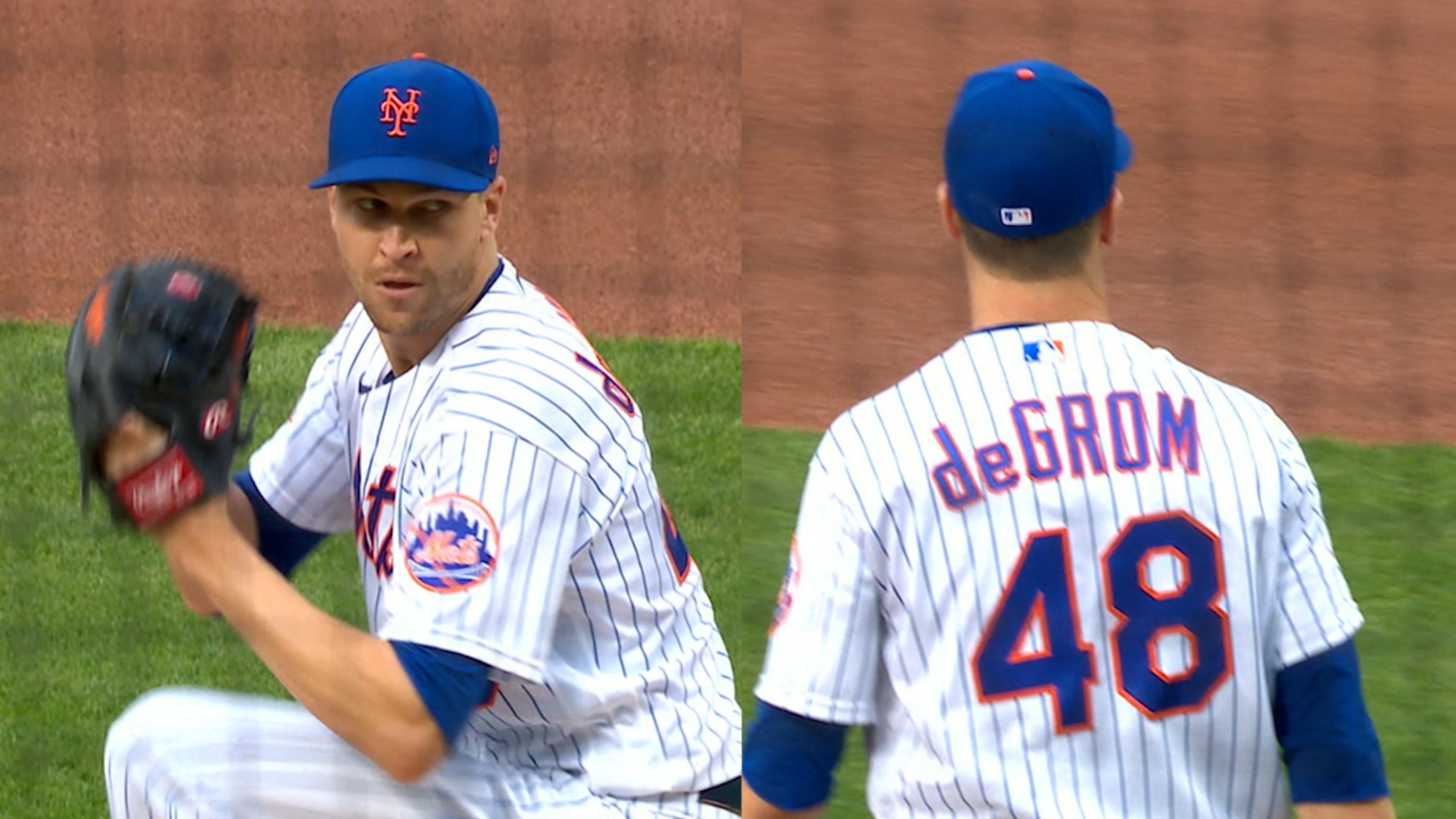 Jacob deGrom strikes out nine 