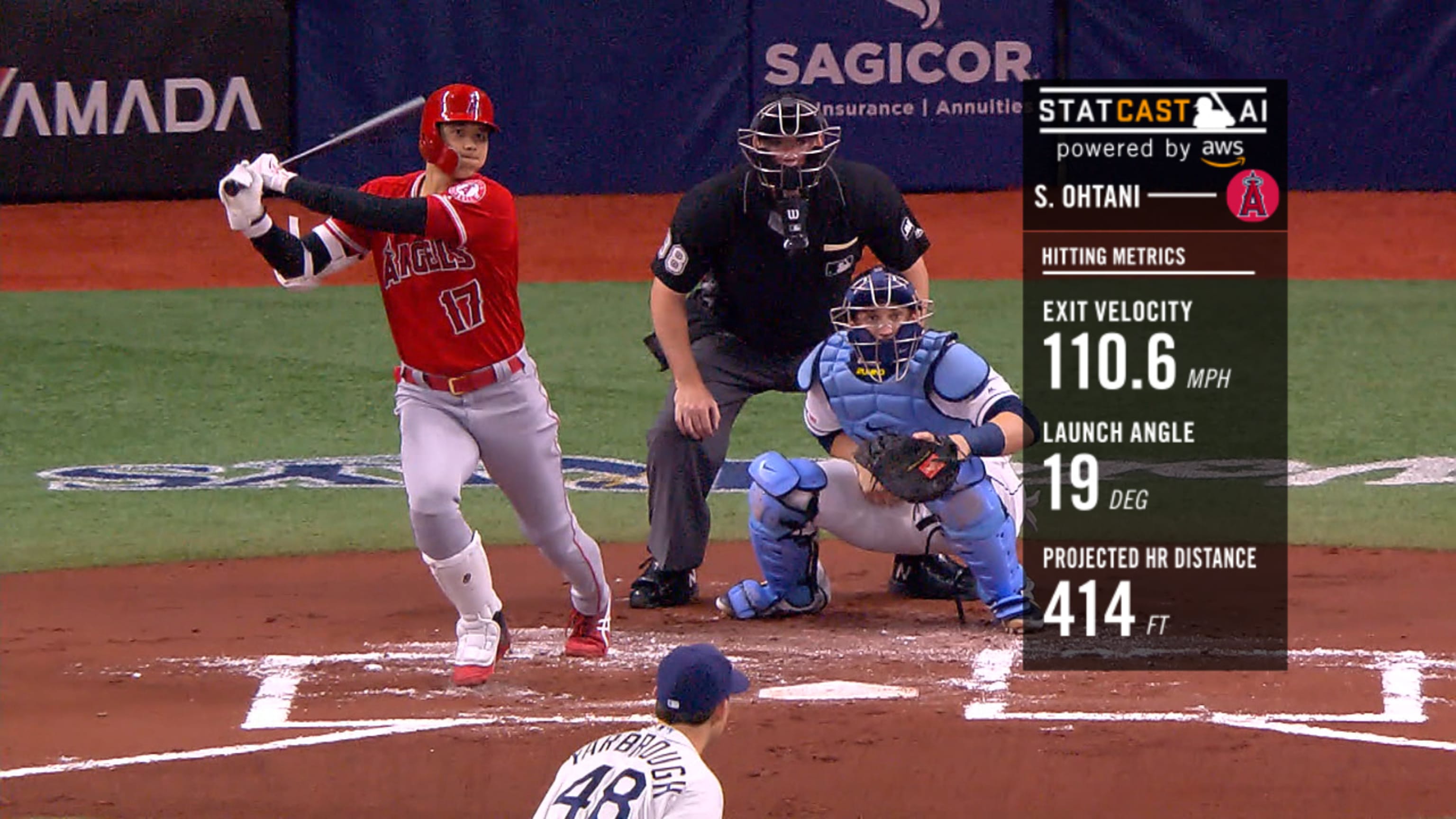 Los Angeles Angels on X: Here's the ball Shohei hit to complete the cycle.   / X