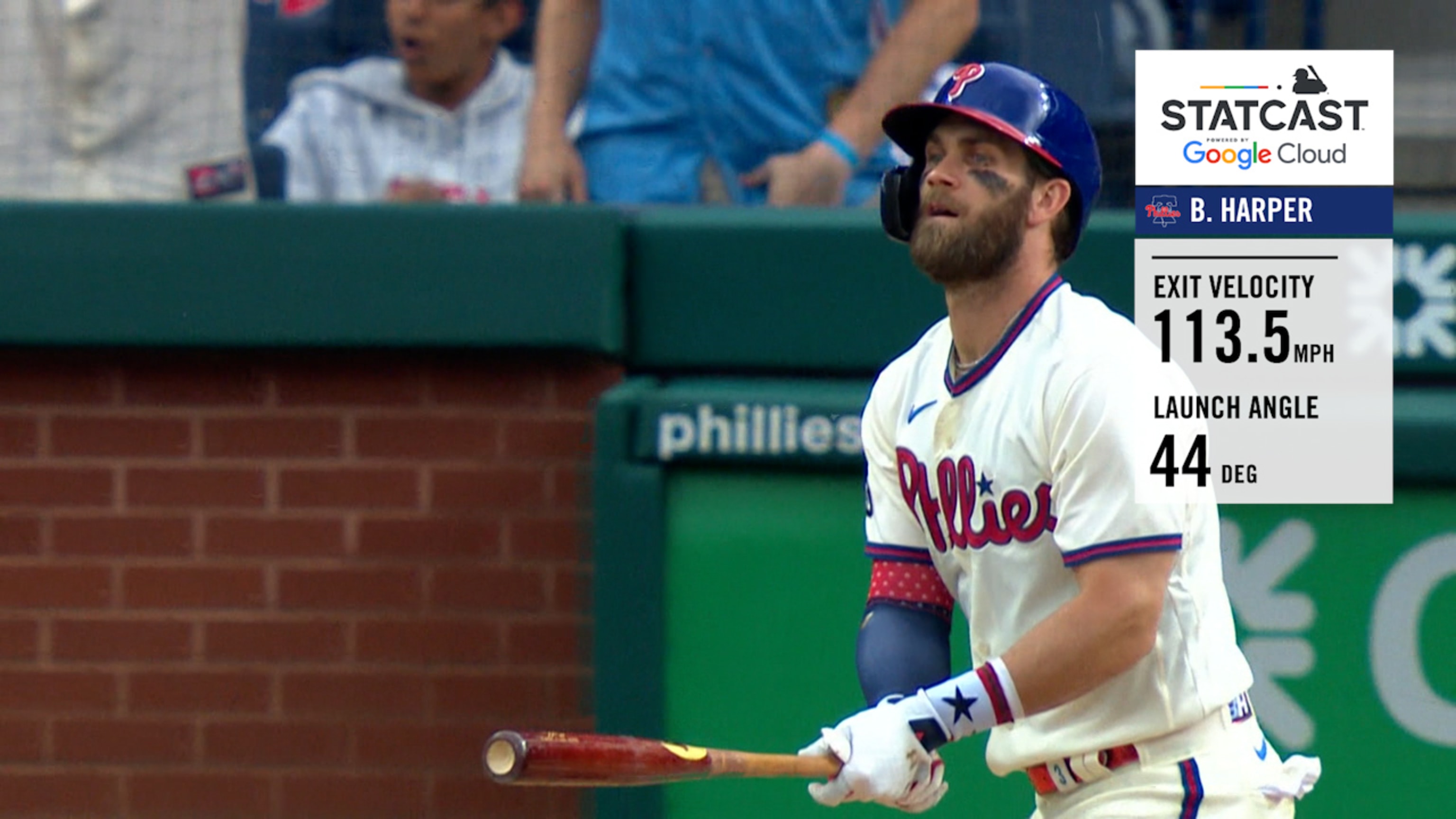 MVP! Bryce Harper with his nephew Colton & niece Harper on the MLB