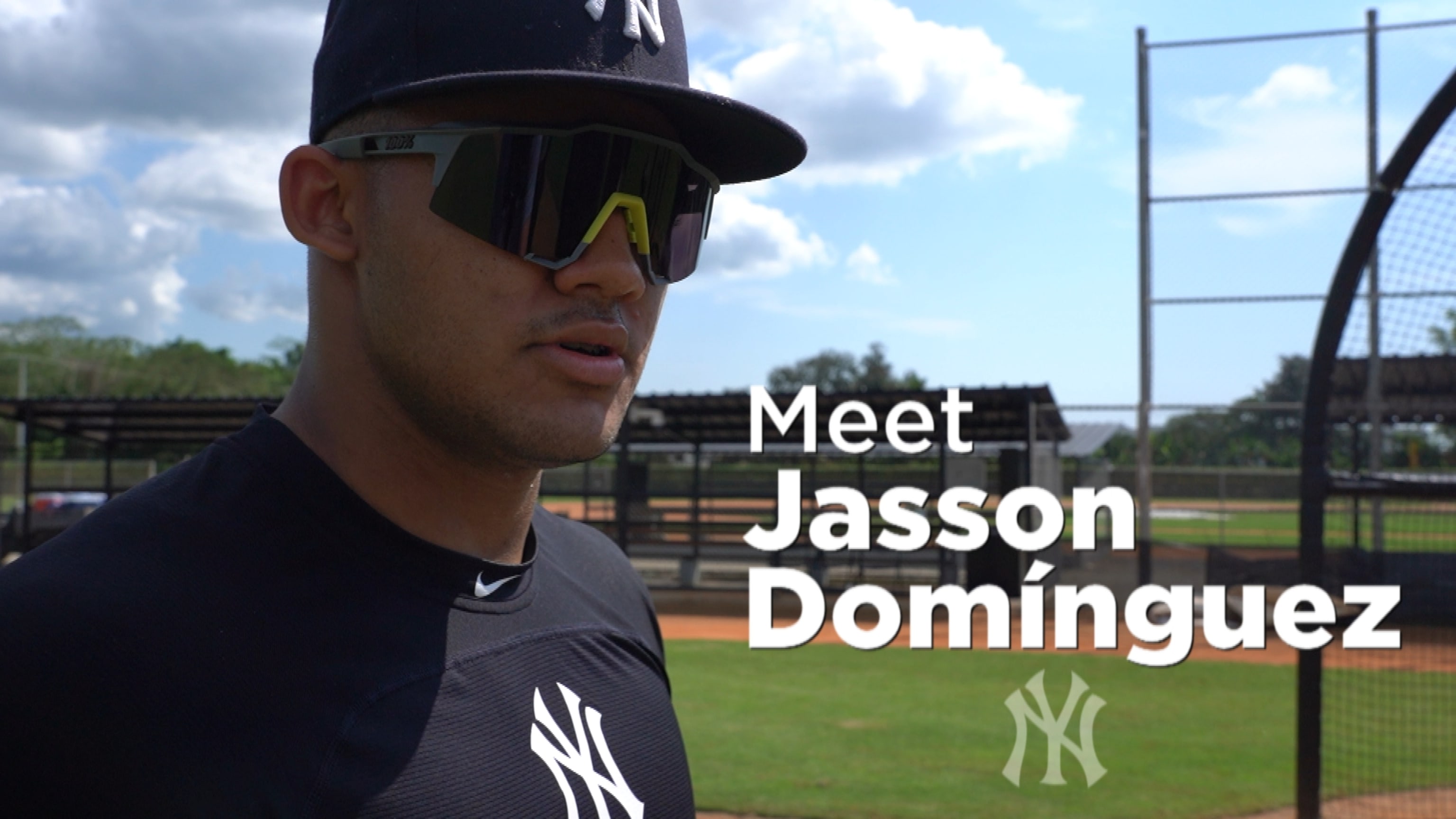 No. 2 #Yankees prospect Jasson Domínguez discusses his earliest memories  playing baseball in the Dominican Republic 👽 #RoadToTheShow
